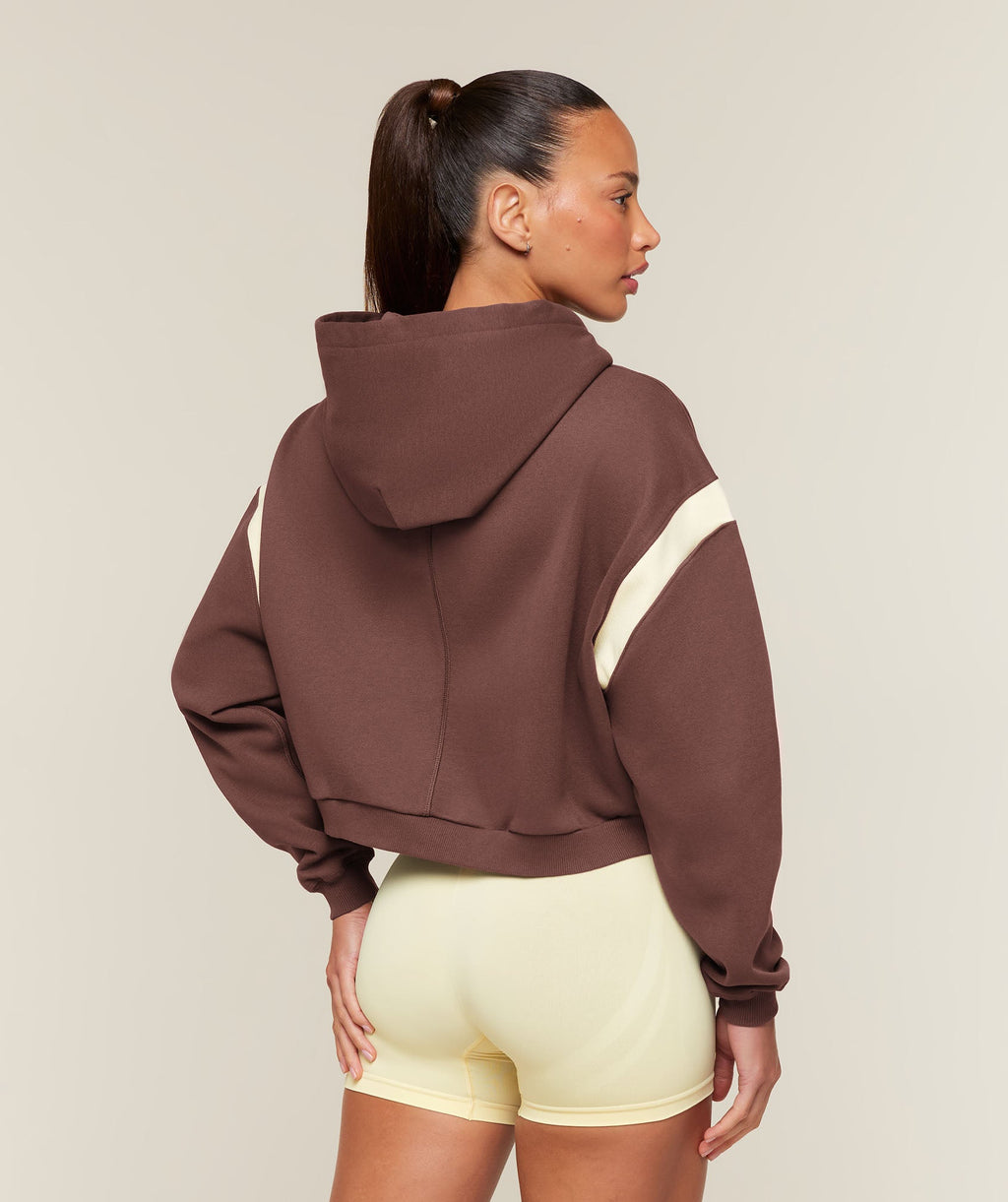 Cosy Luxe Campus Full Zip Hoodie - Espresso Brown — imagem 2