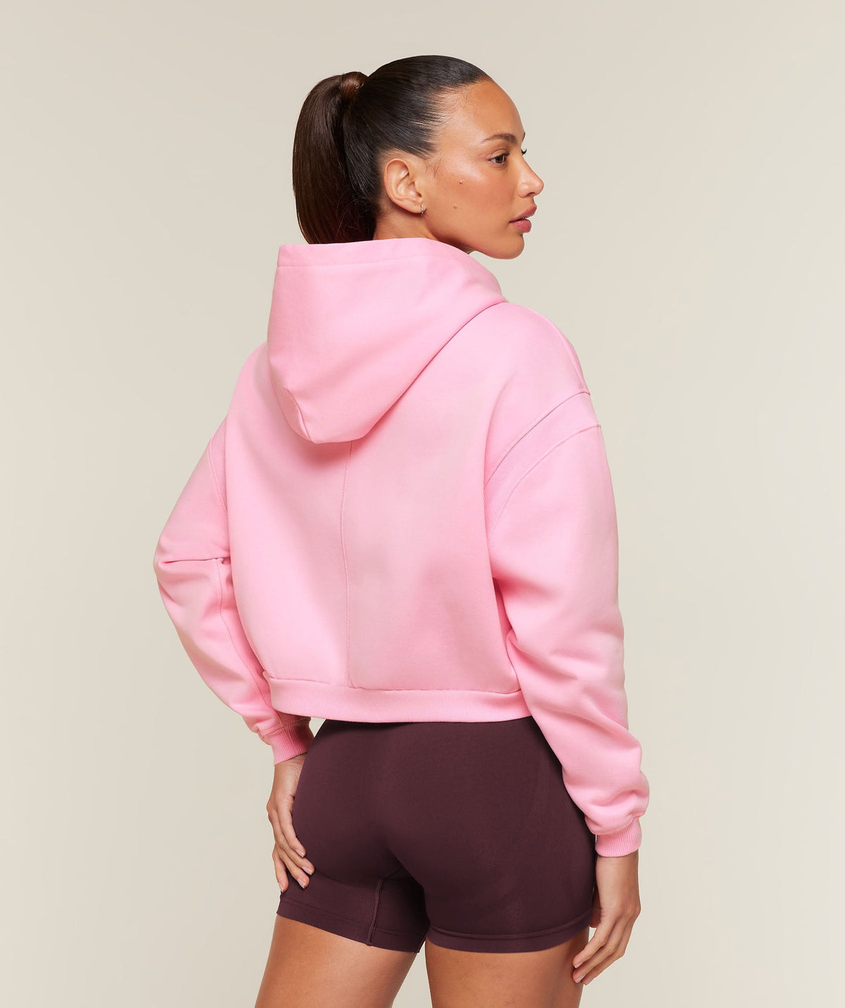 Cosy Luxe Campus Full Zip Hoodie - Poise Pink — imagem 2
