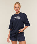 Cosy Luxe Campus T-Shirt - Heavy Blue — imagem 1