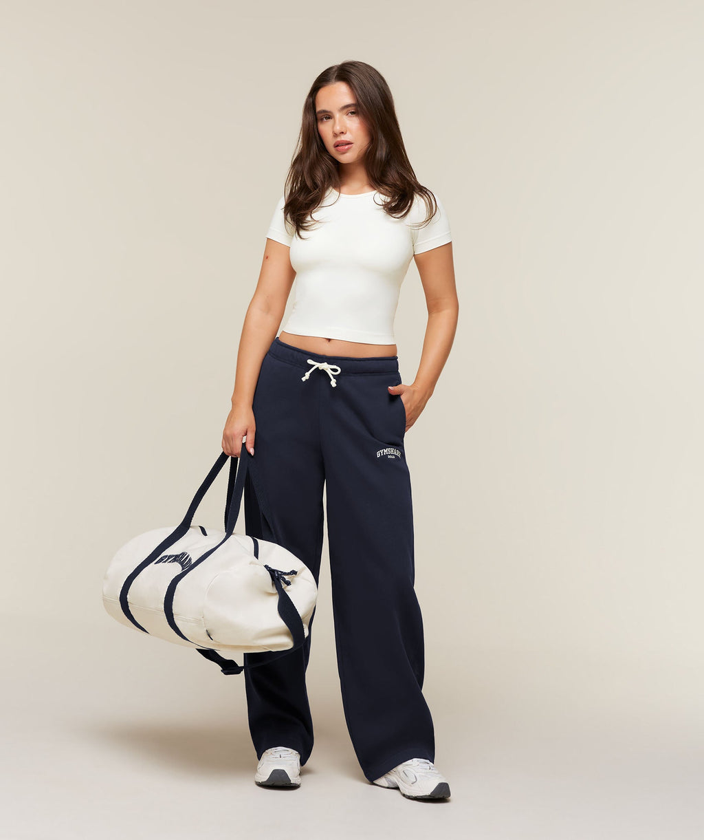 Cosy Luxe Campus Pants Short - Heavy Blue — imagem 4