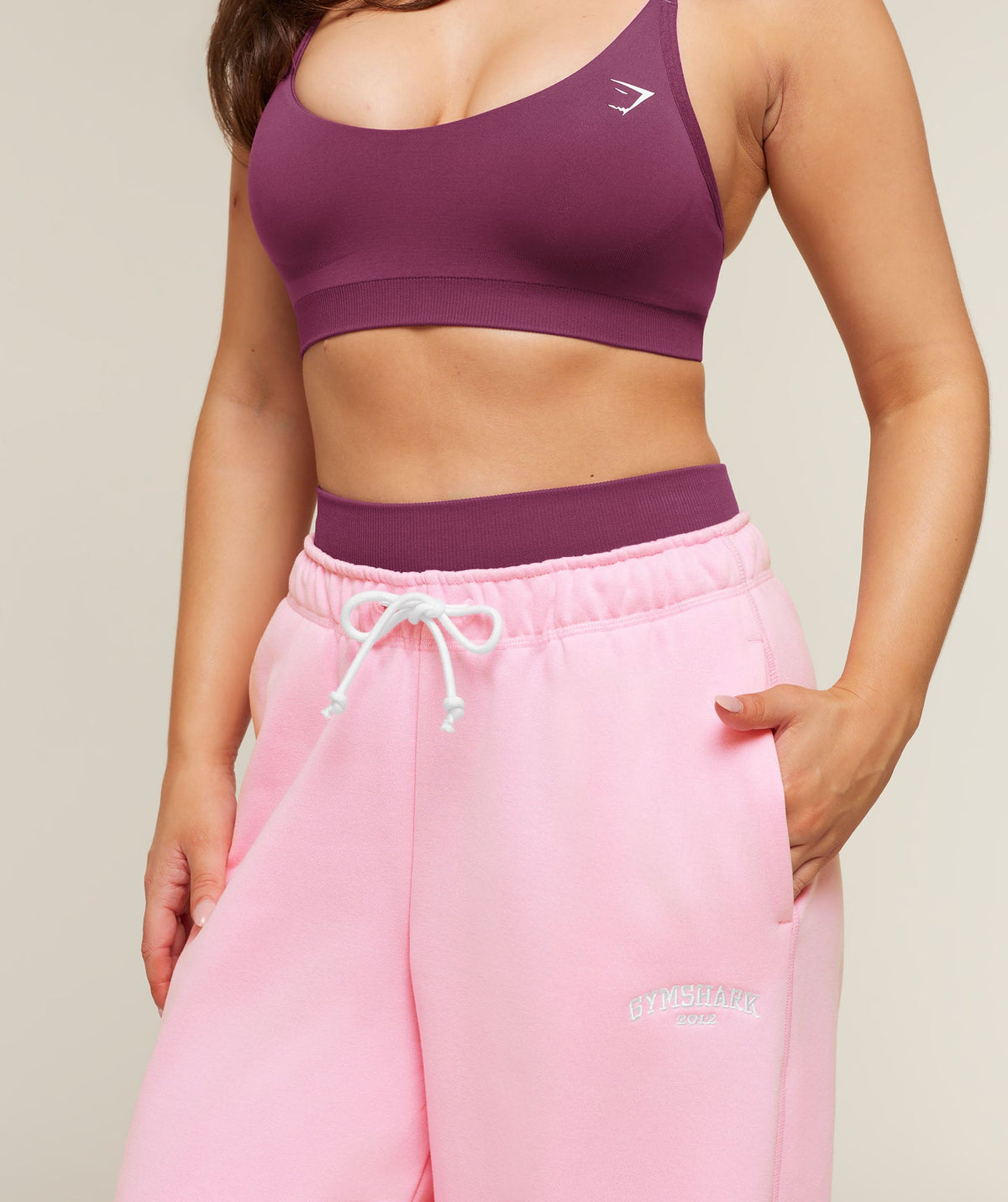 Cosy Luxe Campus Pants Short - Poise Pink — imagem 5