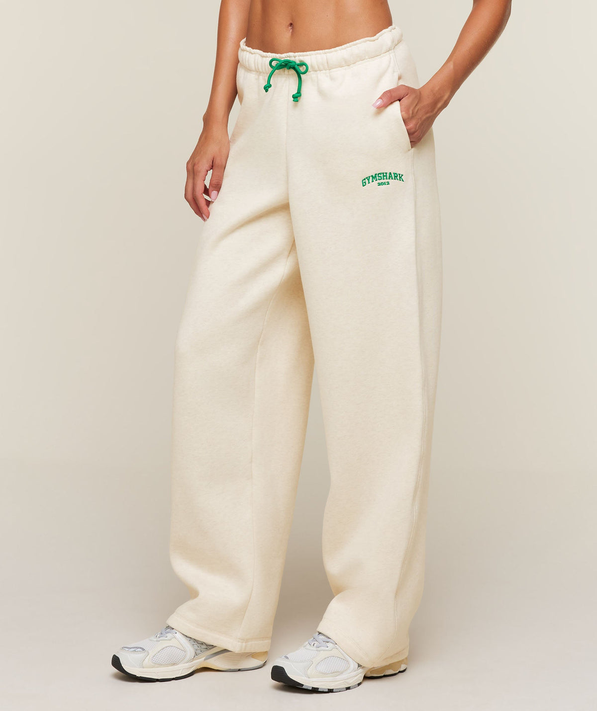 Cosy Luxe Campus Pants Tall - Bros Chalk Marl — imagem 3