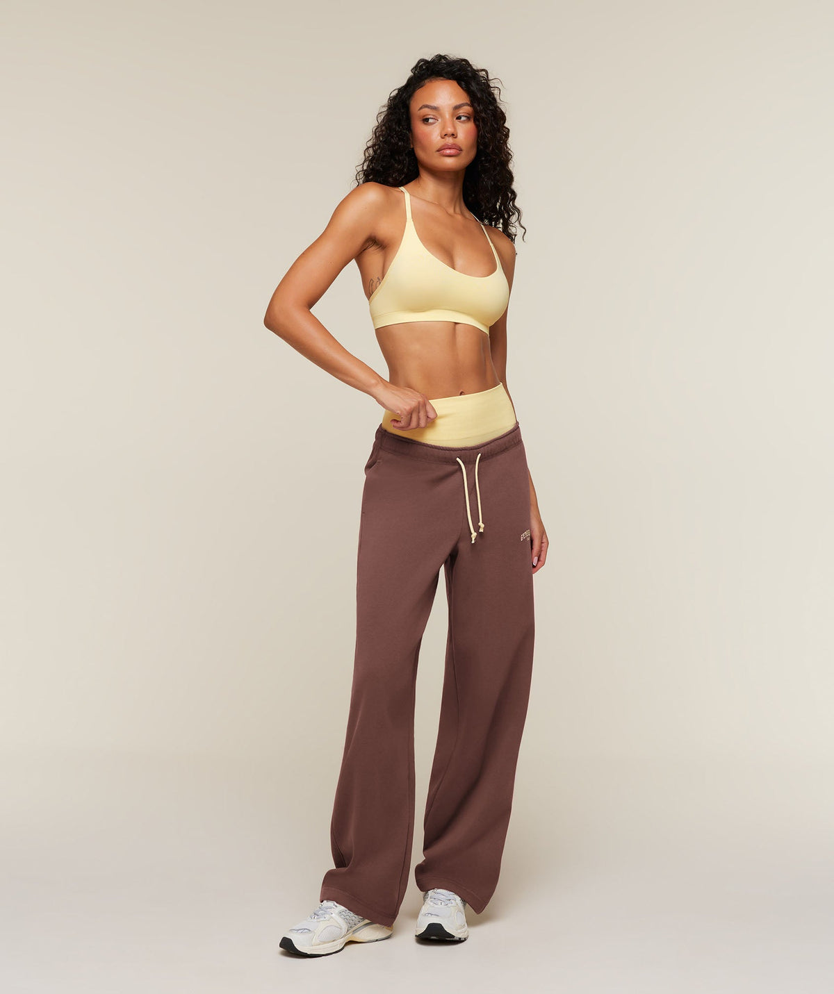Cosy Luxe Campus Pants Tall - Espresso Brown — imagem 4