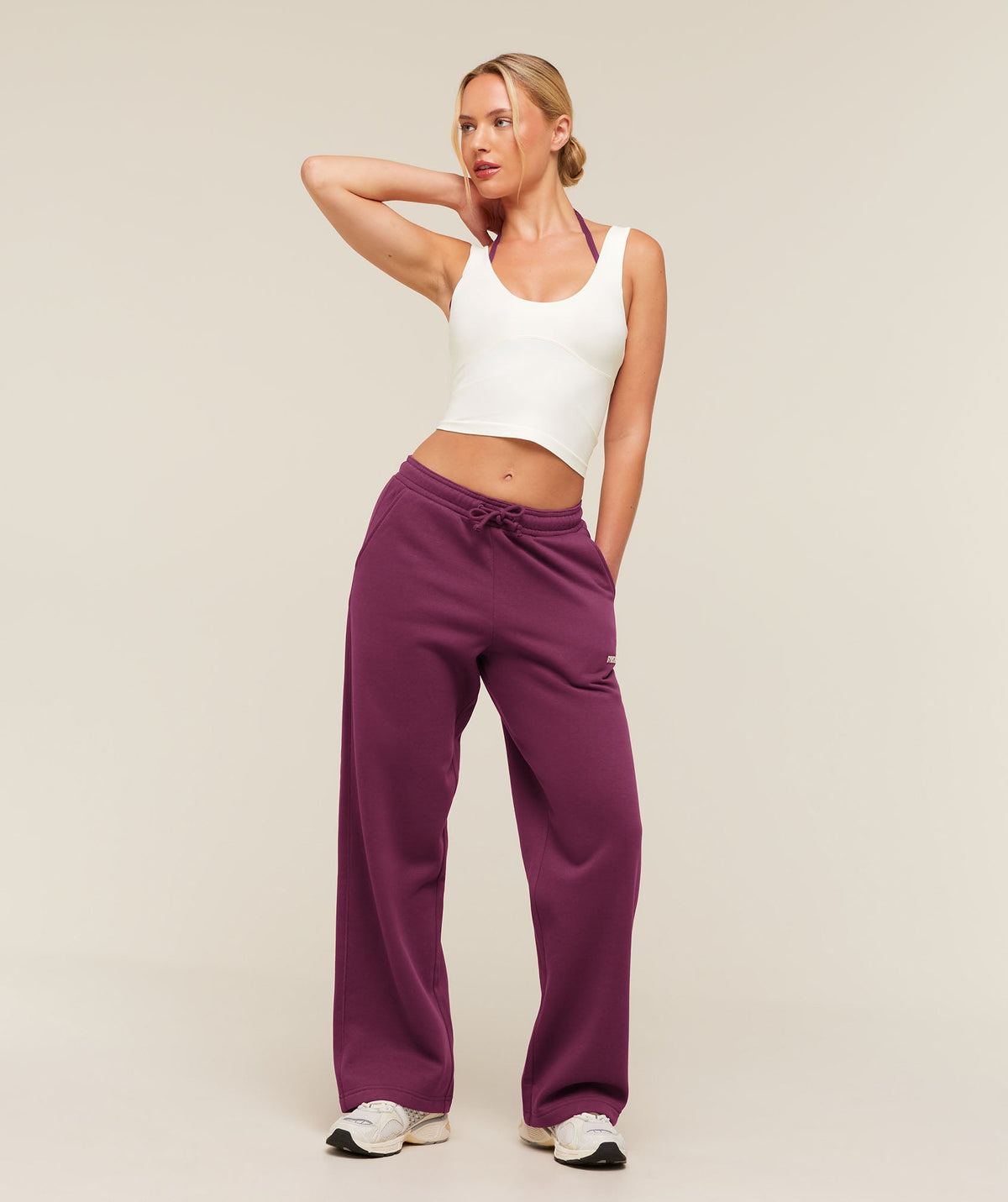 Cosy Luxe Straight Leg Regular Joggers - Strength Pink — imagem 4