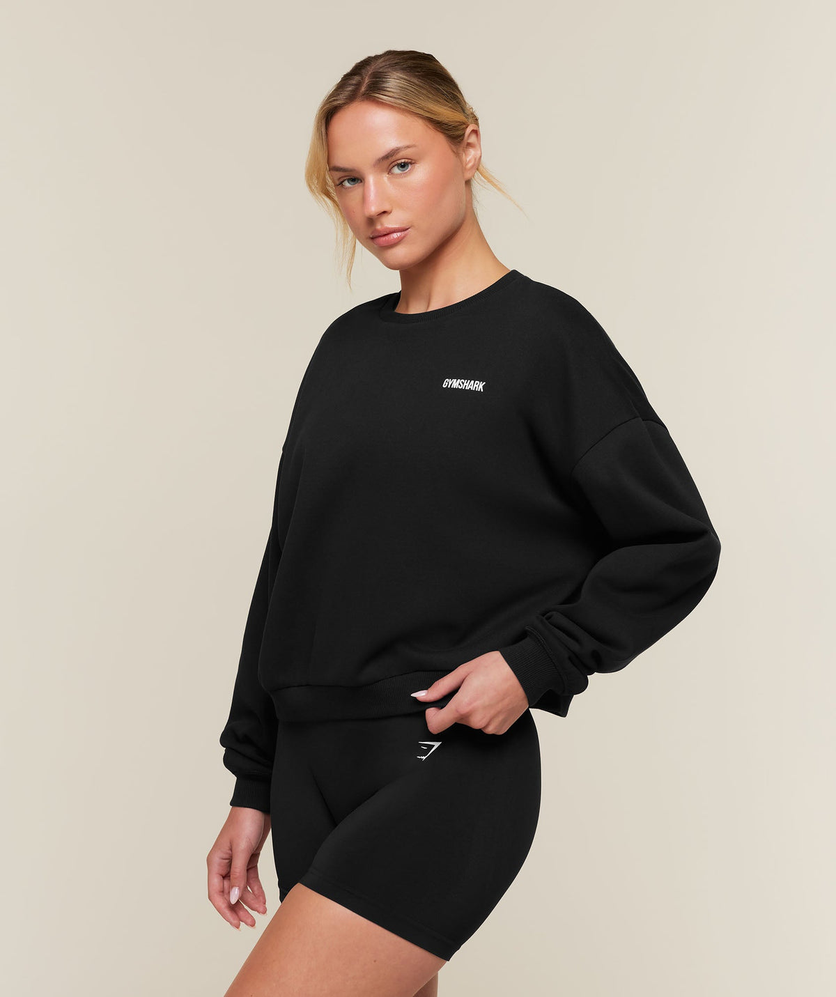 Cosy Luxe Sweatshirt - Black — imagem 3