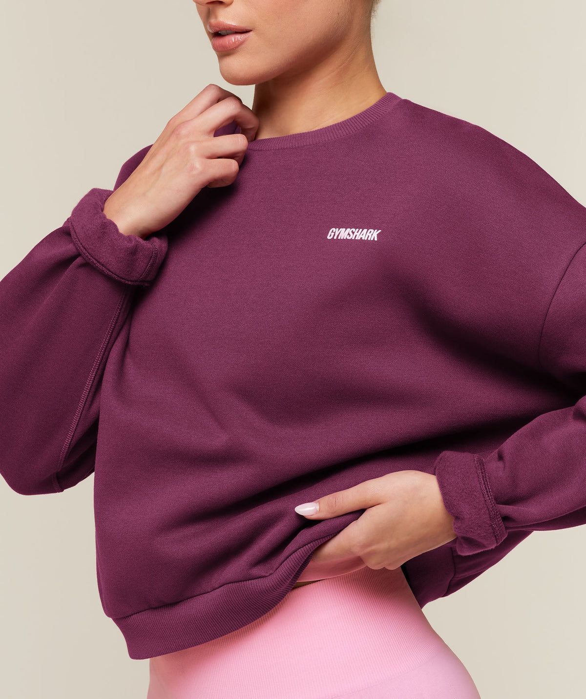 Cosy Luxe Sweatshirt - Strength Pink — imagem 5