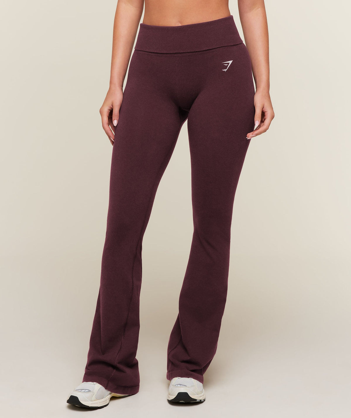 CottonMove™ Flared Leggings - Calm Purple Marl — imagem 1