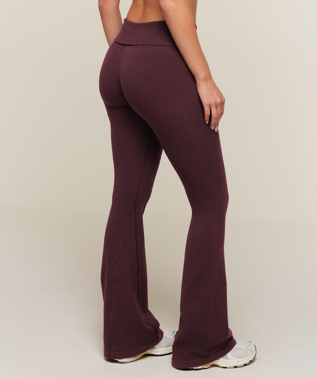 CottonMove™ Flared Leggings - Calm Purple Marl — imagem 2