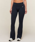 CottonMove™ Flared Leggings - Deep Blue Marl — imagem 1