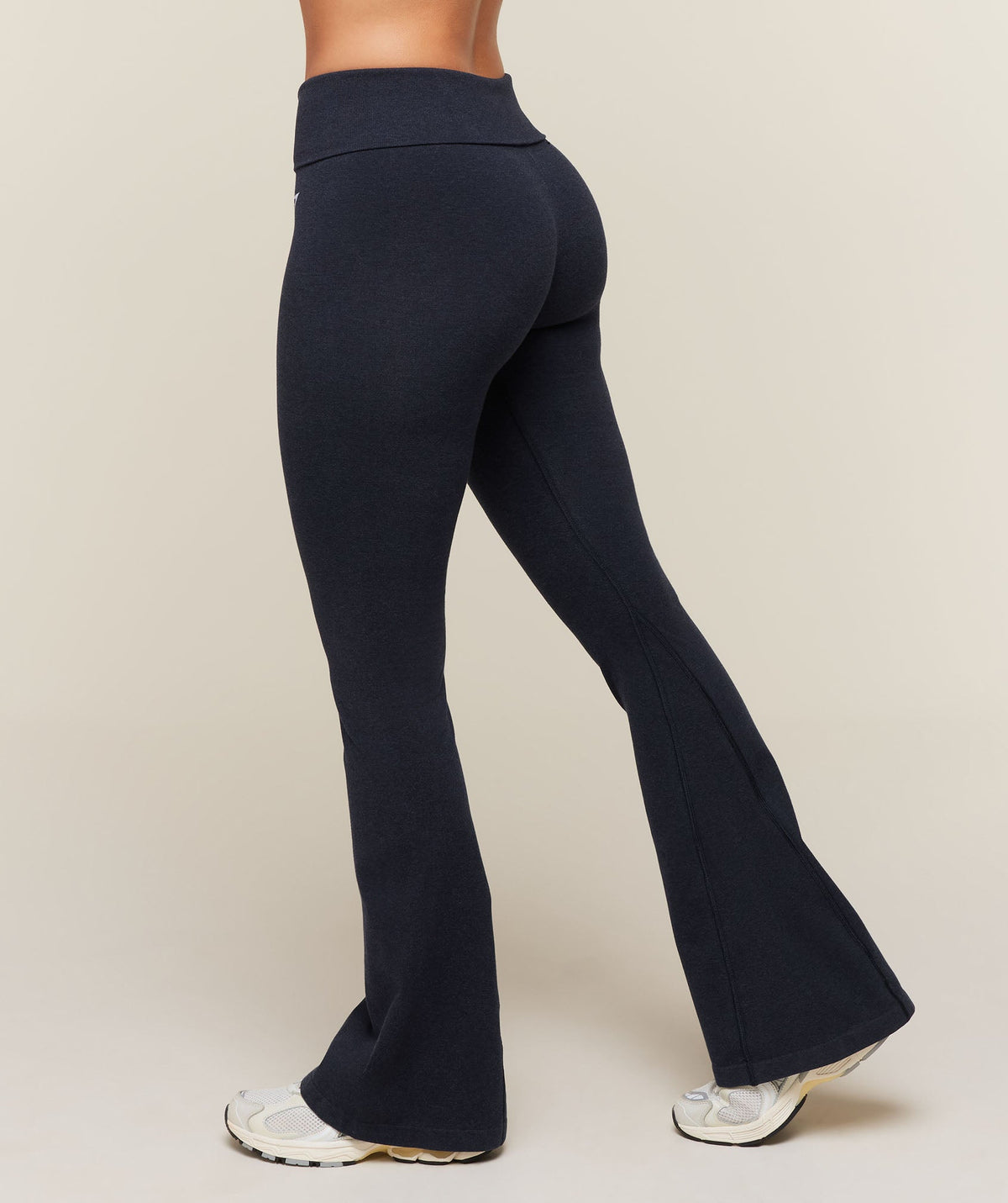 CottonMove™ Flared Leggings - Deep Blue Marl — imagem 4