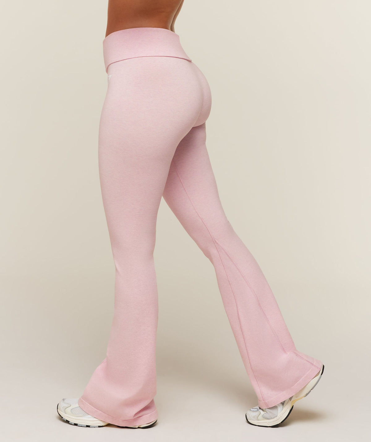 CottonMove™ Flared Leggings - Gentle Pink Marl — imagem 5