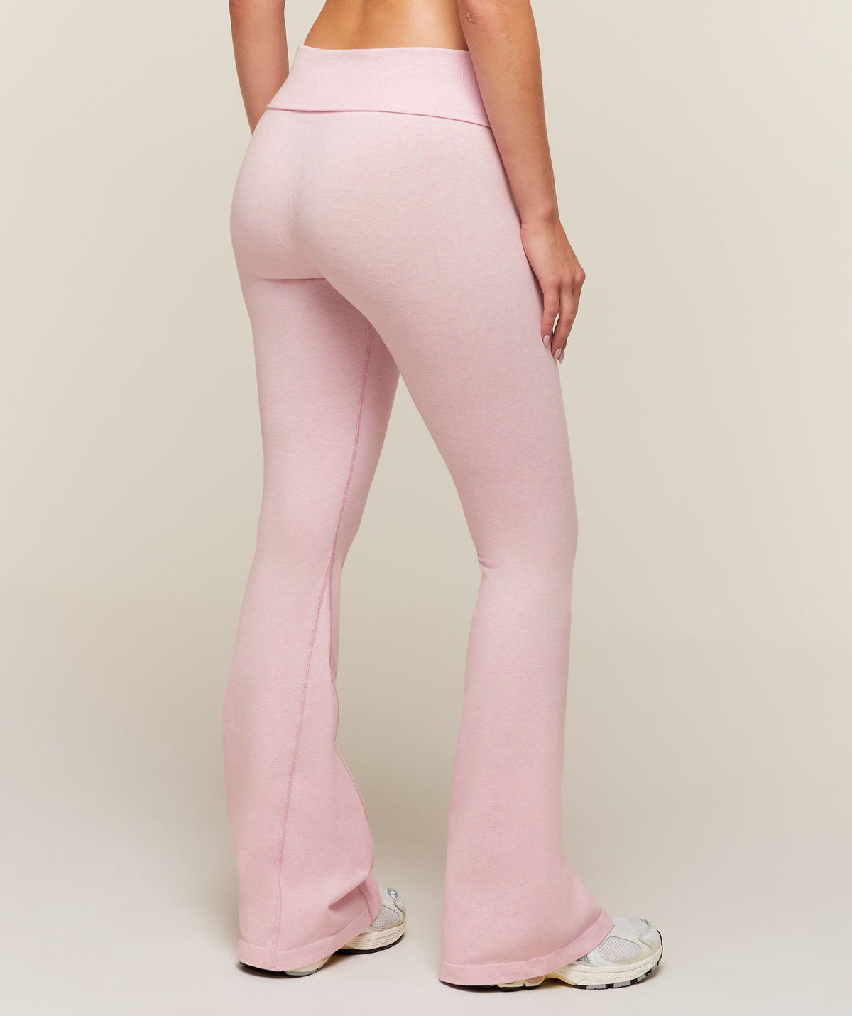 CottonMove™ Flared Leggings - Gentle Pink Marl — imagem 2