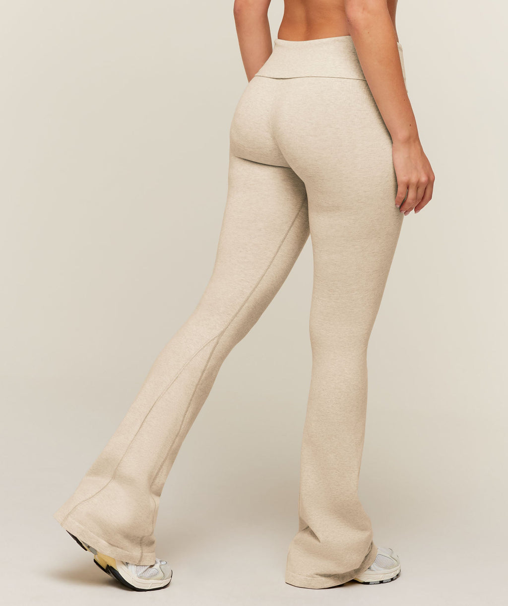 CottonMove™ Flared Leggings - Oat Marl — imagem 2