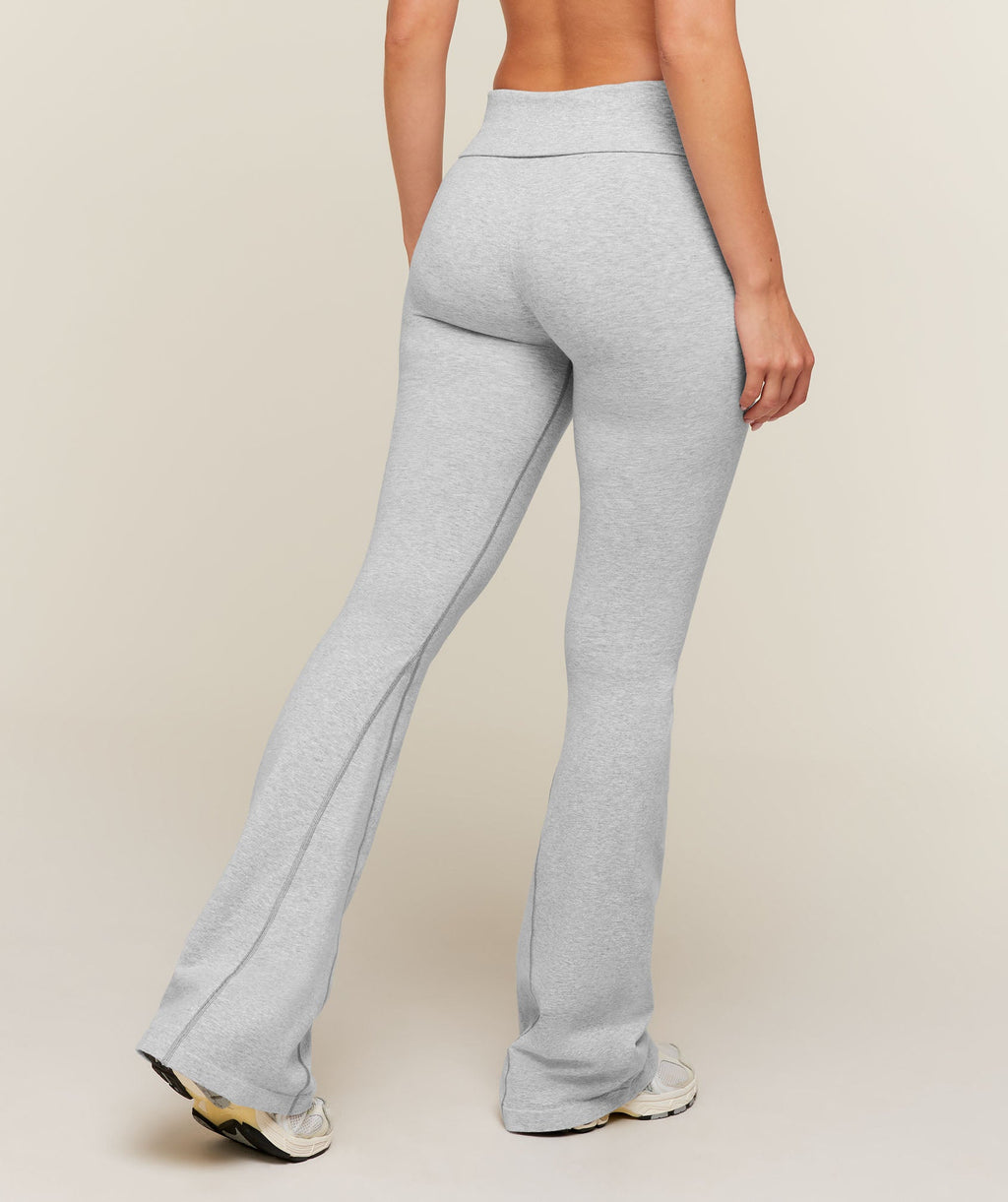 CottonMove™ Flared Leggings - Soft Grey Marl — imagem 3