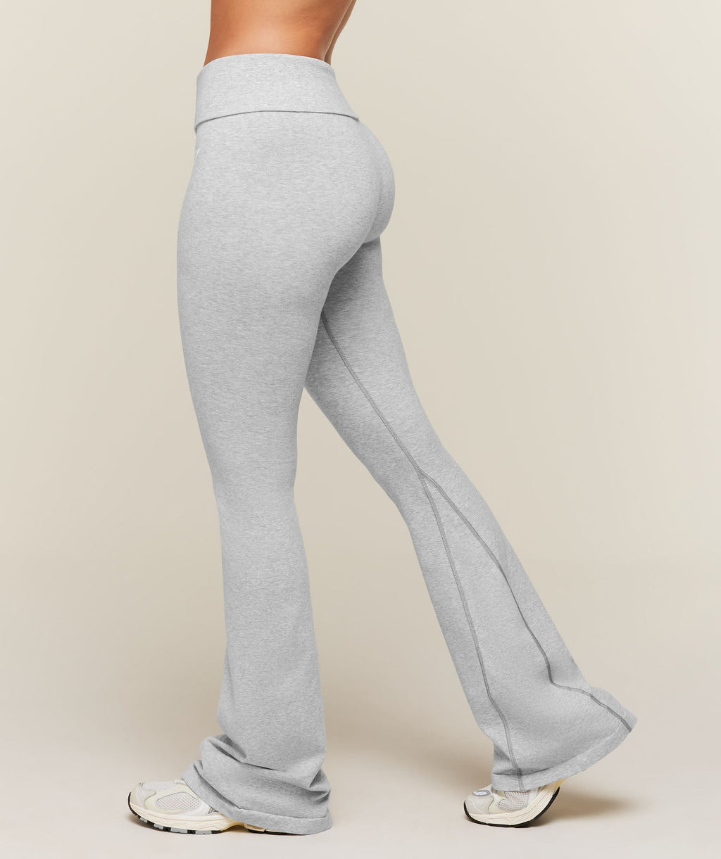 CottonMove™ Flared Leggings - Soft Grey Marl — imagem 6
