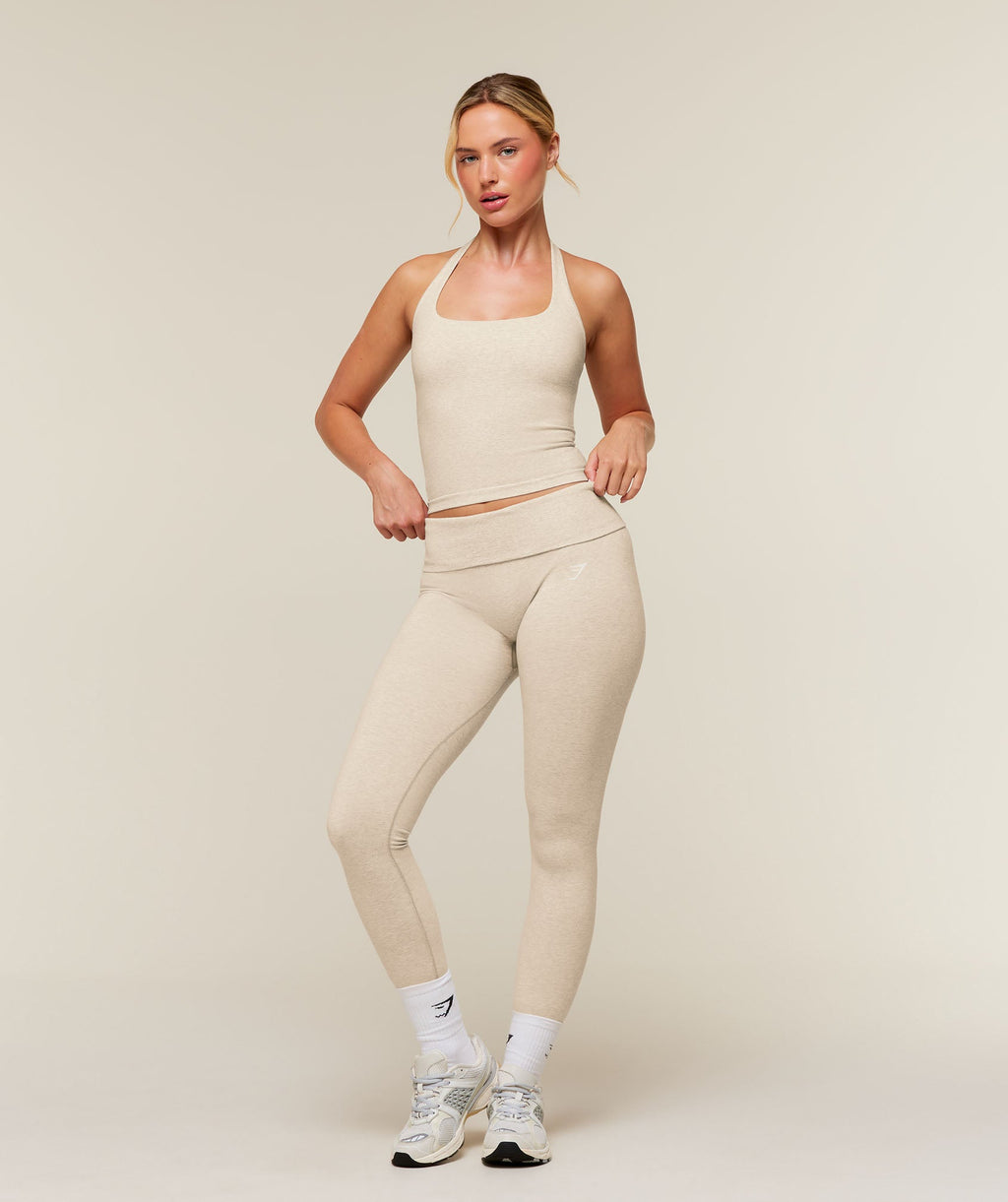 CottonMove™ Leggings - Oat Marl — imagem 6