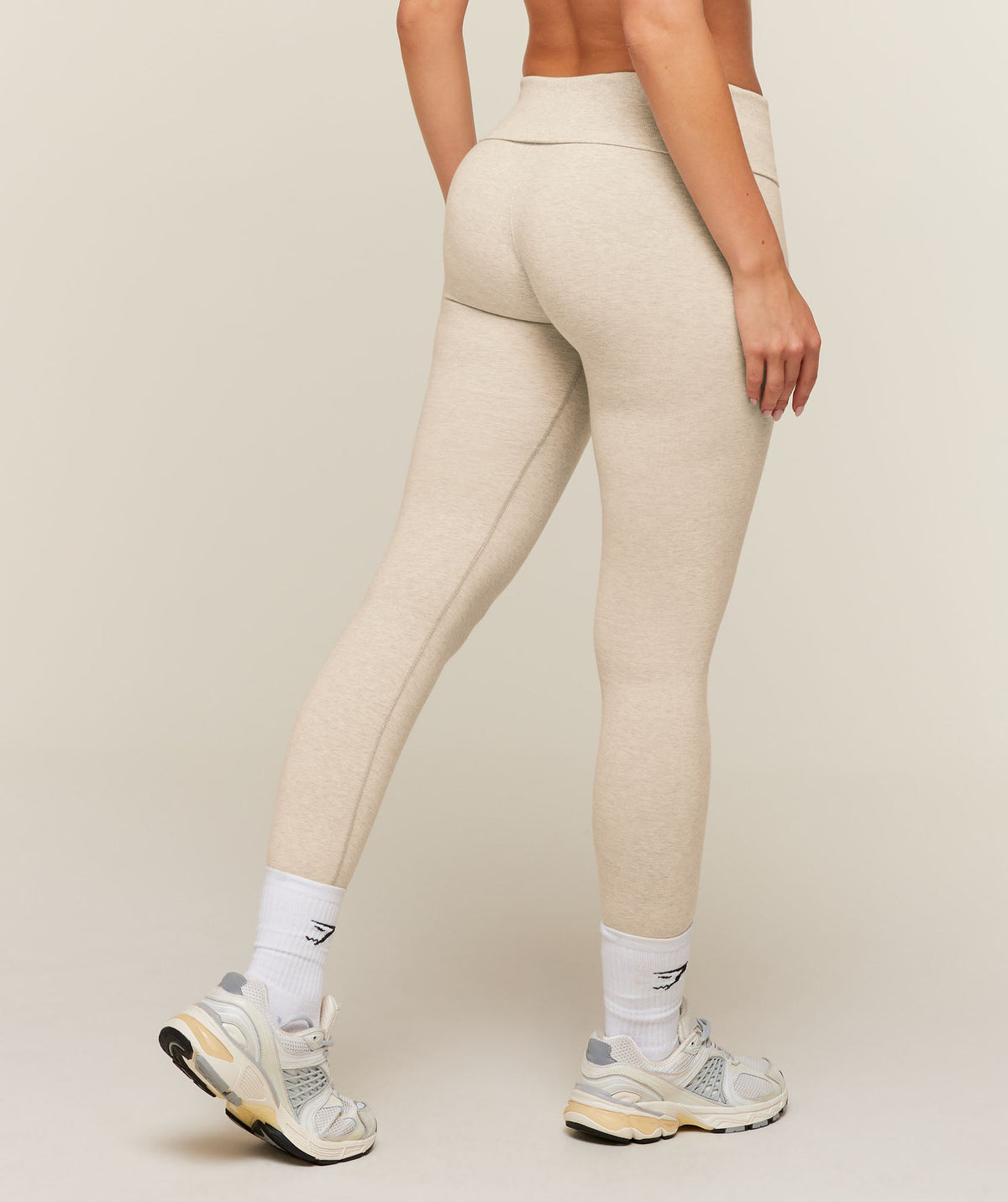 CottonMove™ Leggings - Oat Marl — imagem 3
