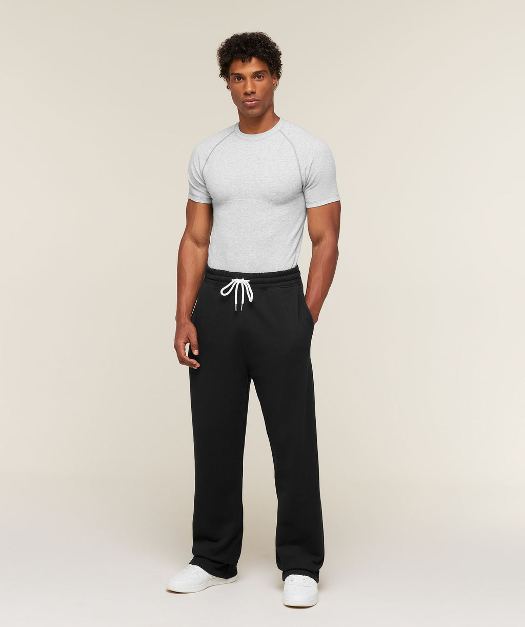 Cotton Seamless T-Shirt - Soft Grey Marl — imagem 4