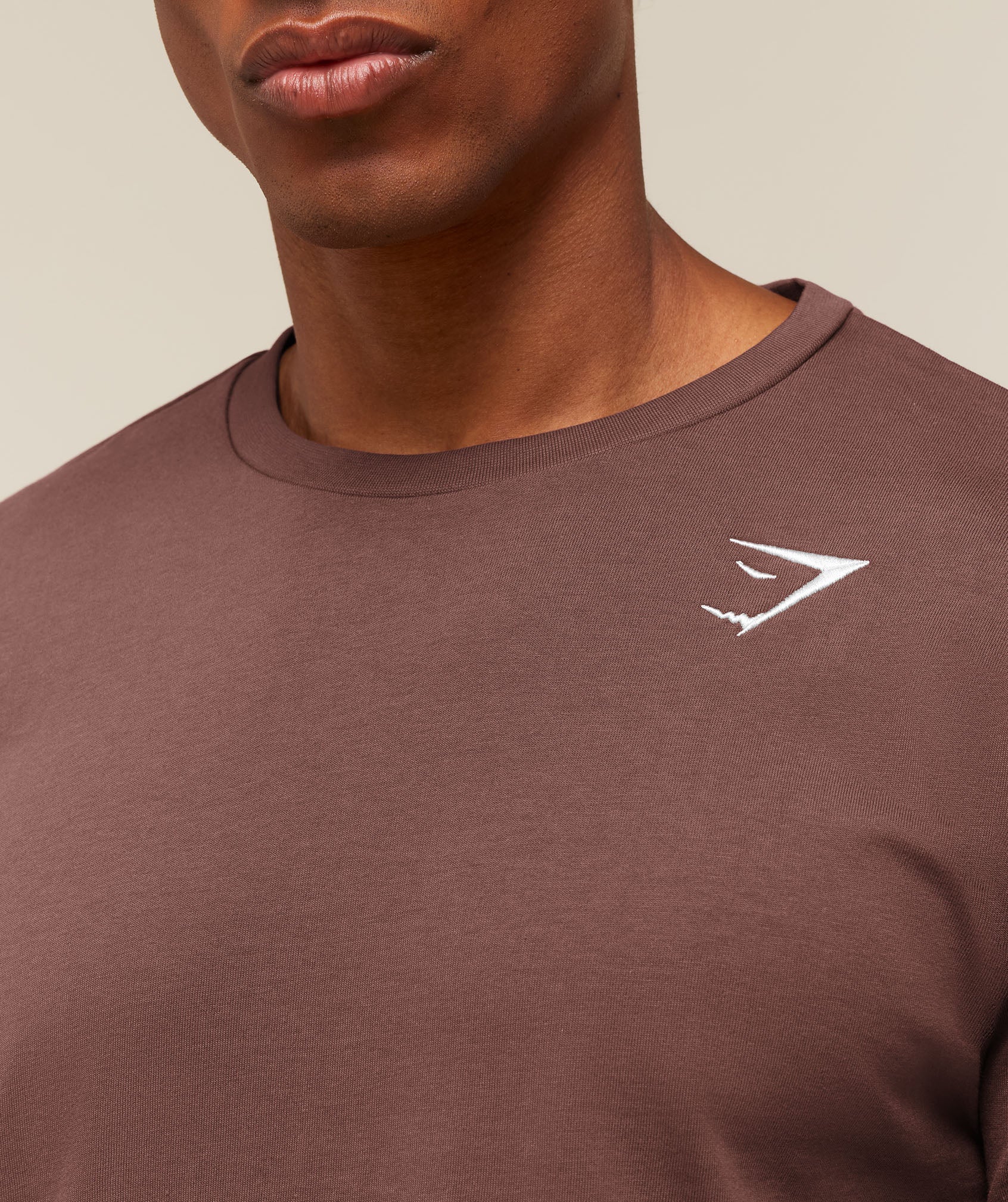 Crest Long Sleeve T-Shirt - Espresso Brown — imagem 4