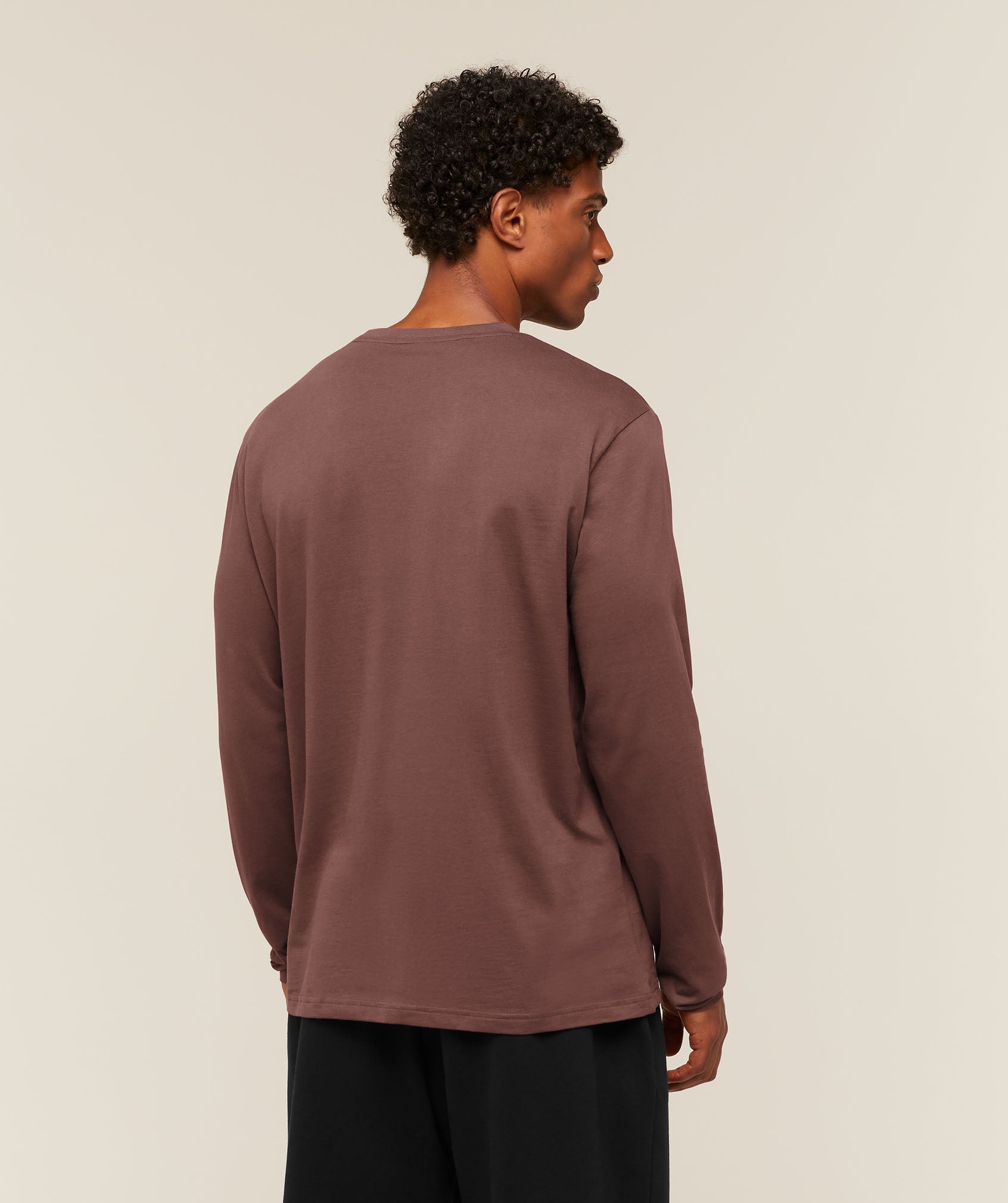 Crest Long Sleeve T-Shirt - Espresso Brown — imagem 2