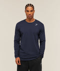 Crest Long Sleeve T-Shirt - Heavy Blue — imagem 1