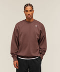 Oversized Crest Crew - Espresso Brown — imagem 1
