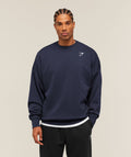 Oversized Crest Crew - Heavy Blue — imagem 1