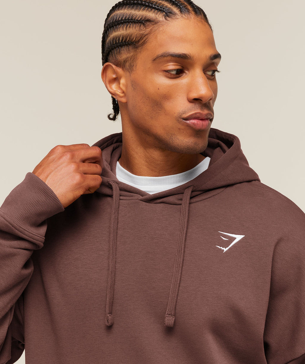 Crest Oversized Hoodie - Espresso Brown — imagem 4