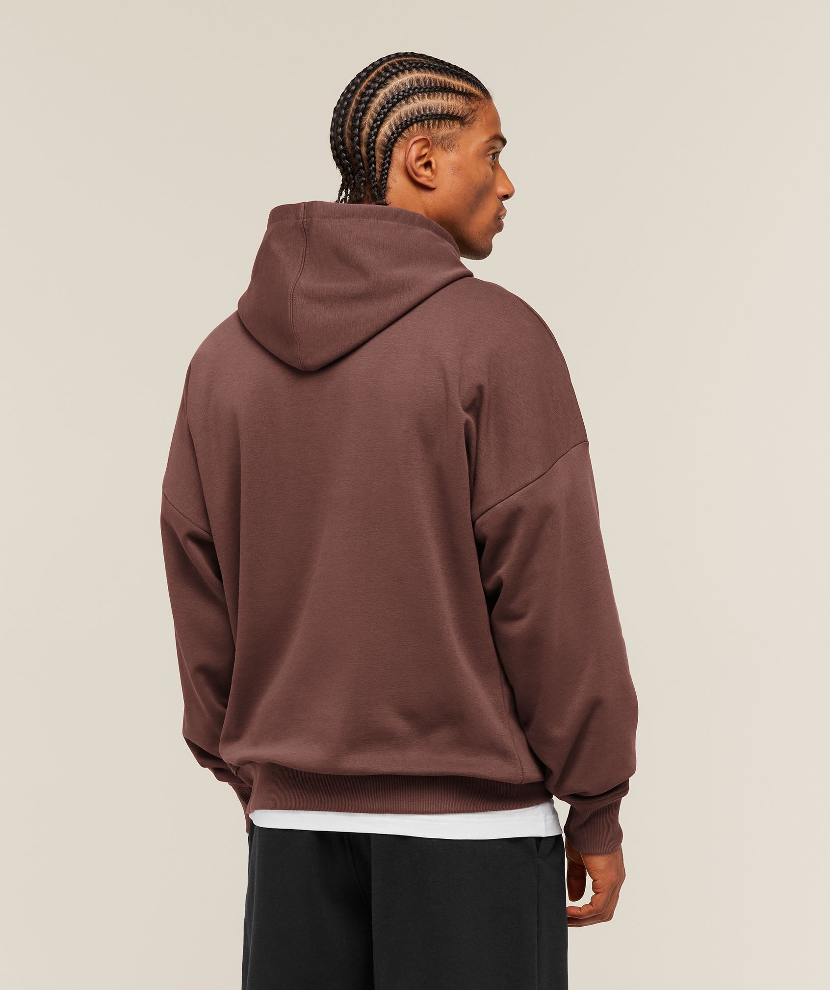 Crest Oversized Hoodie - Espresso Brown — imagem 2