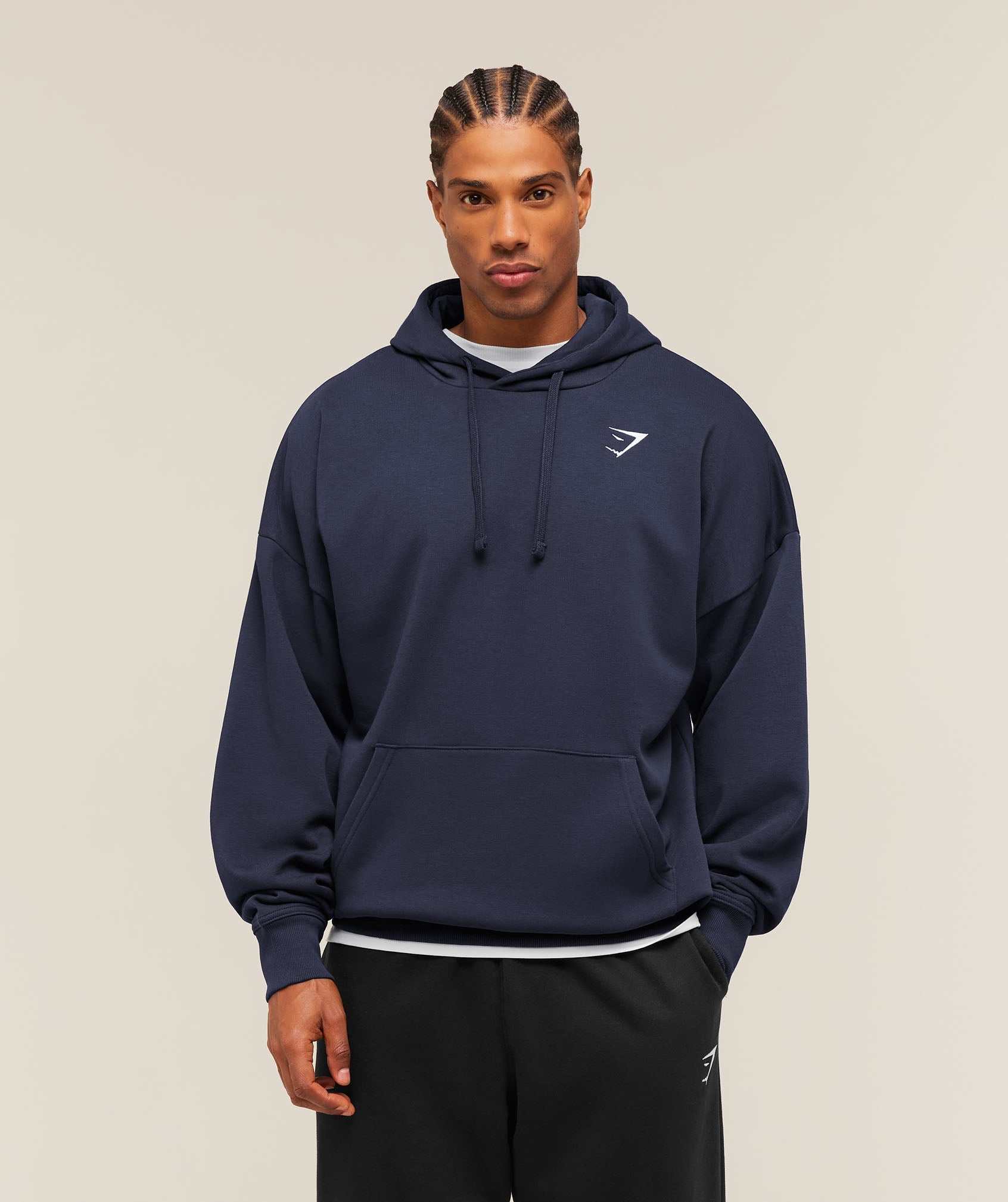 Crest Oversized Hoodie - Heavy Blue — imagem 1