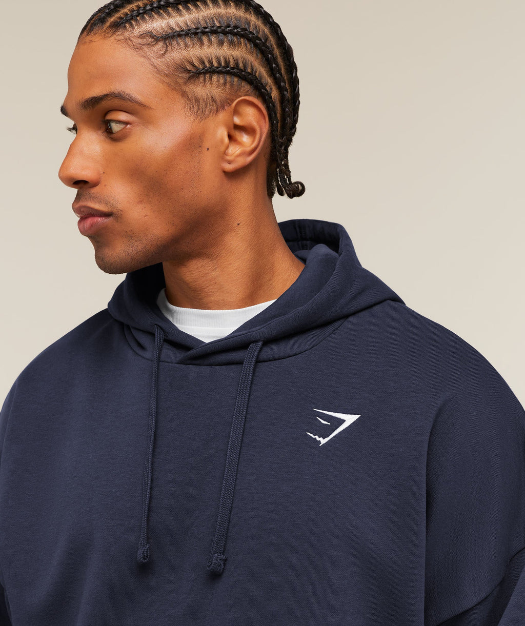 Crest Oversized Hoodie - Heavy Blue — imagem 4