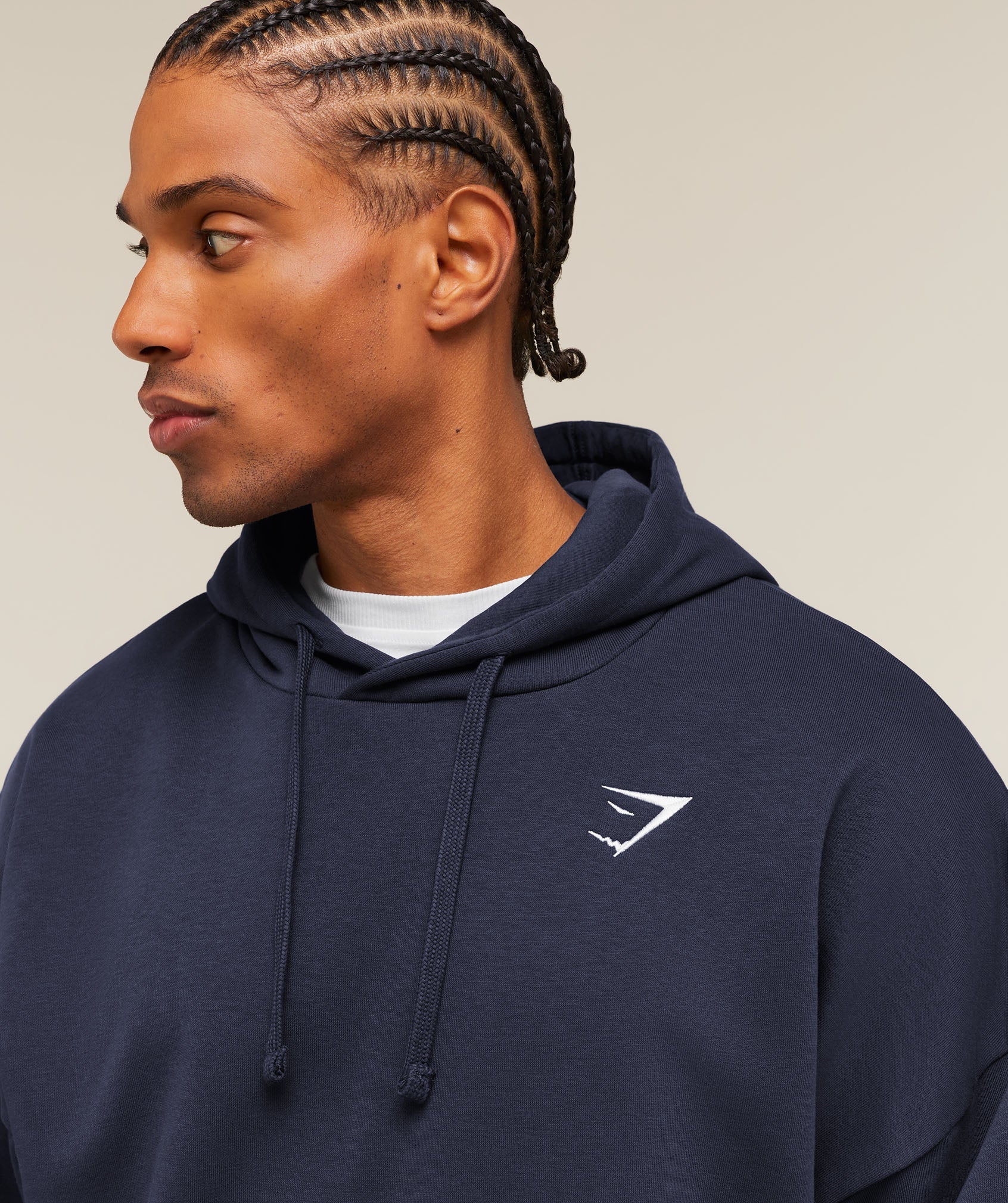 Crest Oversized Hoodie - Heavy Blue — imagem 4