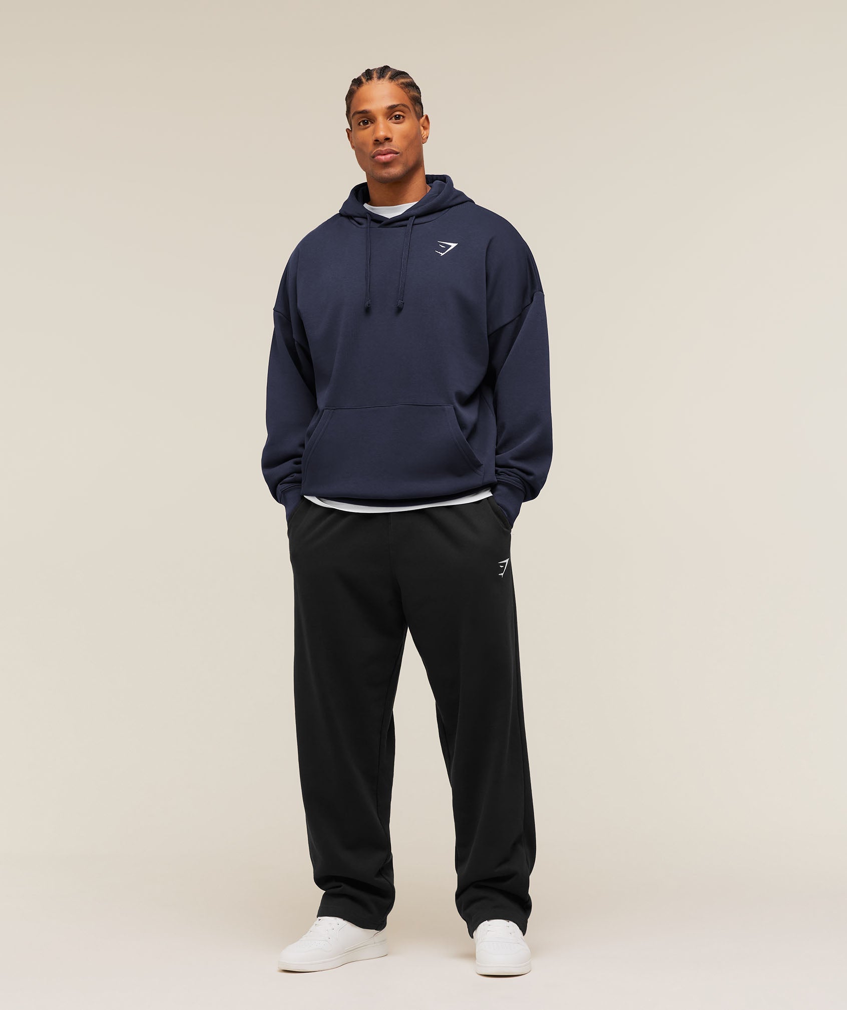 Crest Oversized Hoodie - Heavy Blue — imagem 5
