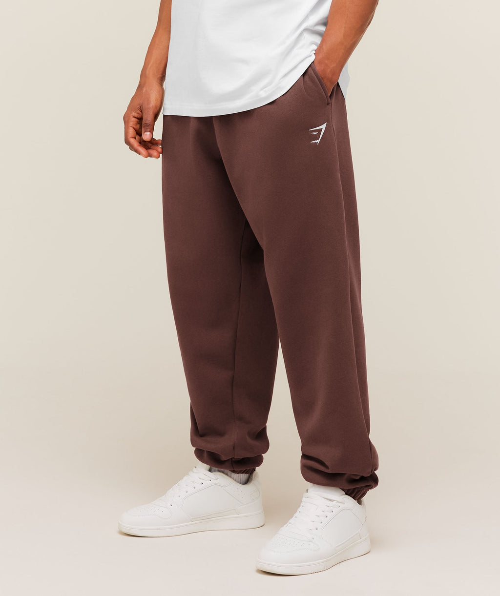 Crest Oversized Joggers - Espresso Brown — imagem 3