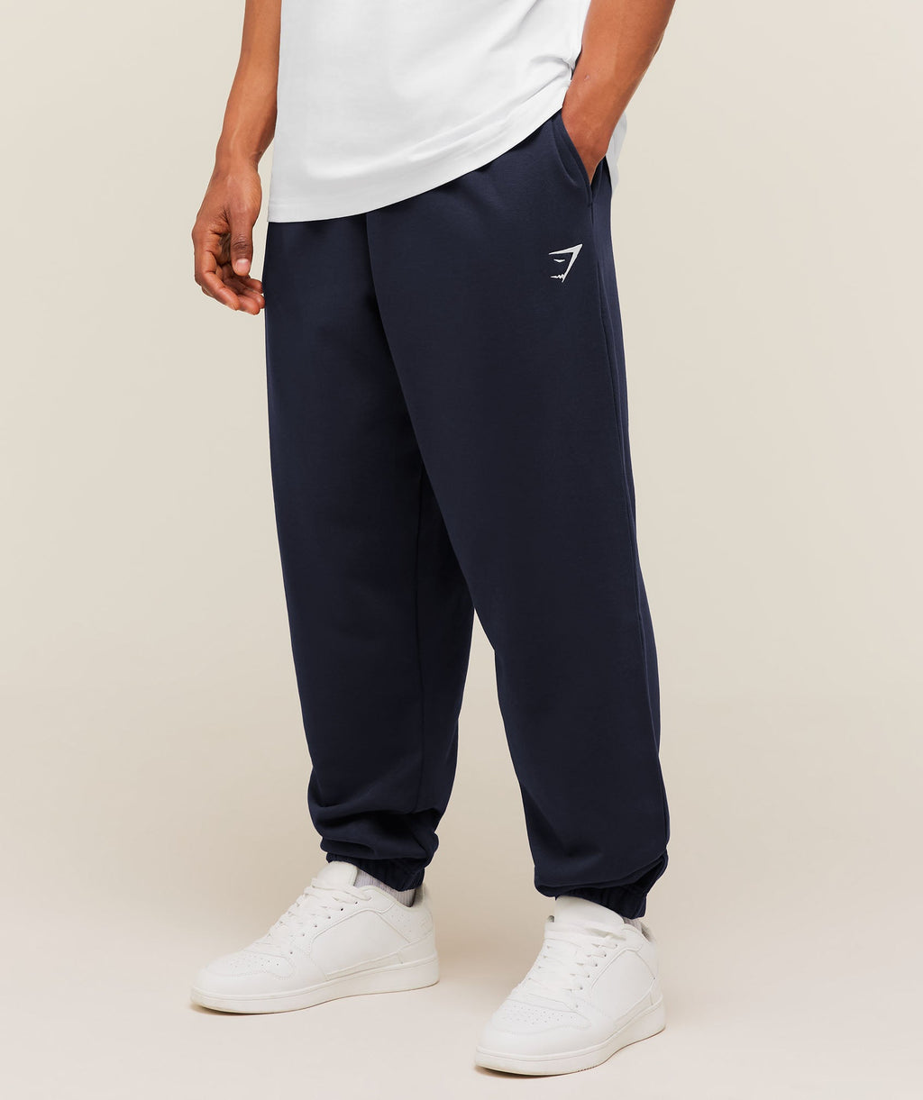 Crest Oversized Joggers - Heavy Blue — imagem 3