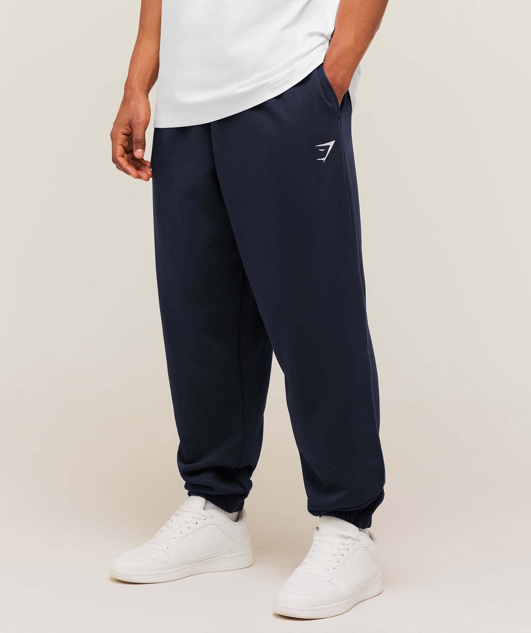 Crest Oversized Joggers - Heavy Blue — imagem 3