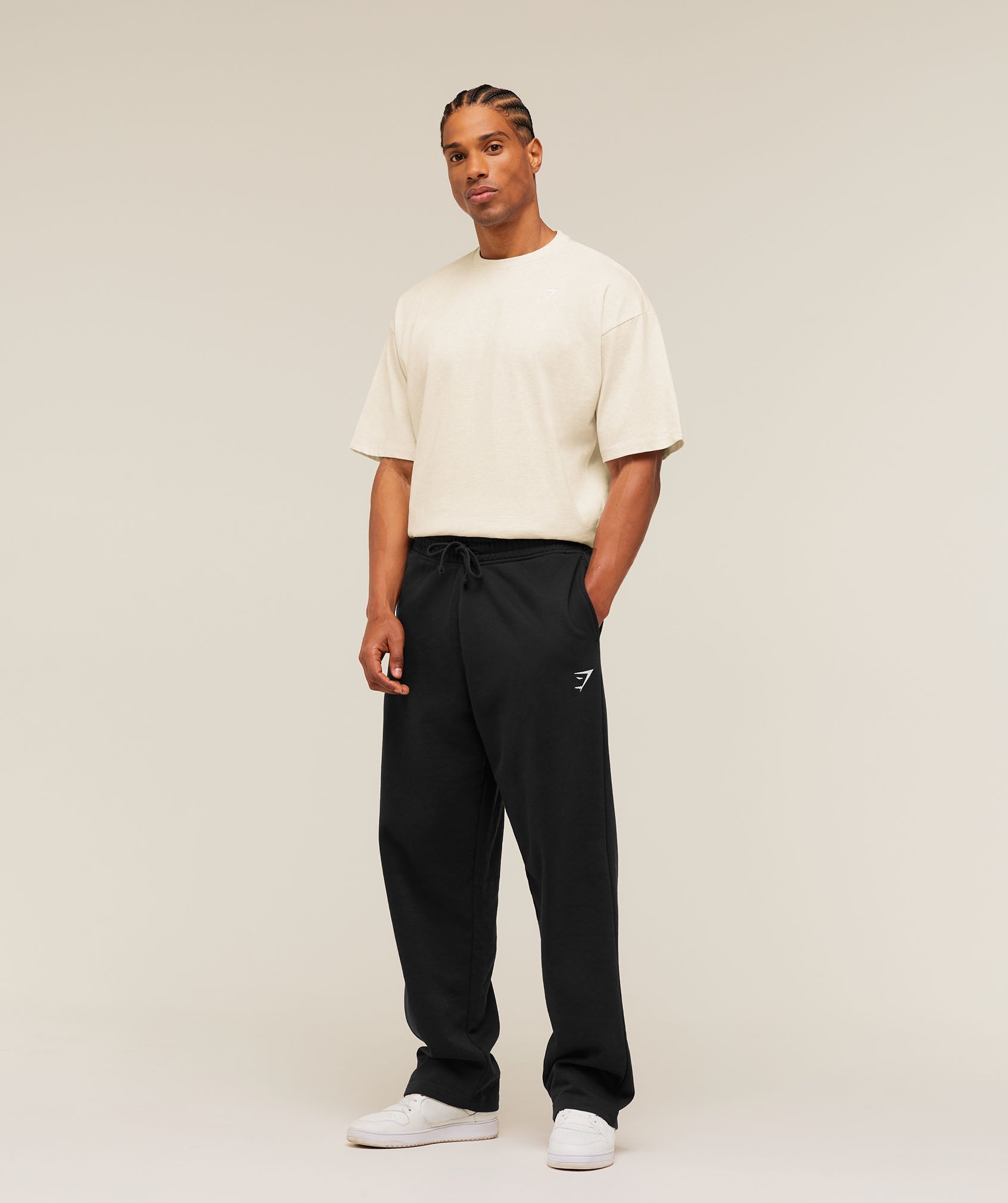 Crest Oversized T-Shirt - Bros Chalk Marl — imagem 4