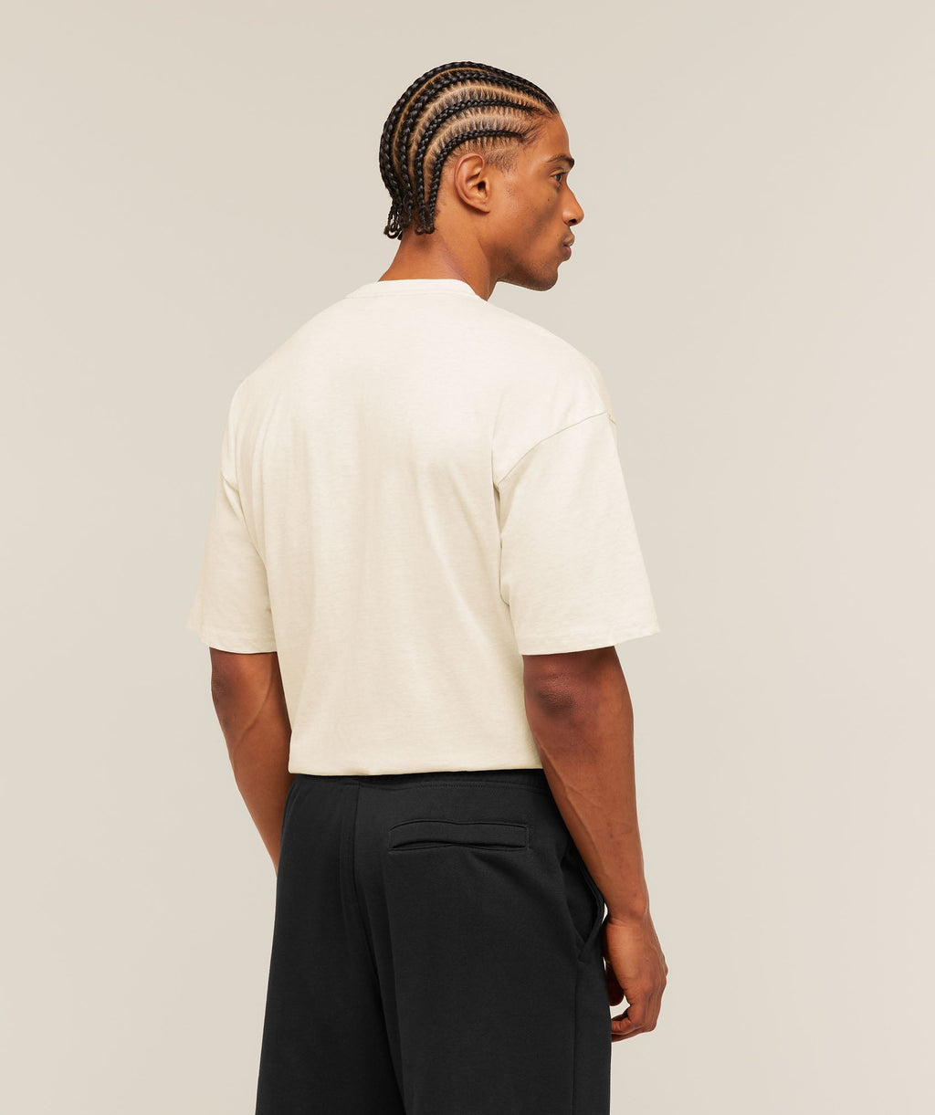 Crest Oversized T-Shirt - Bros Chalk Marl — imagem 2