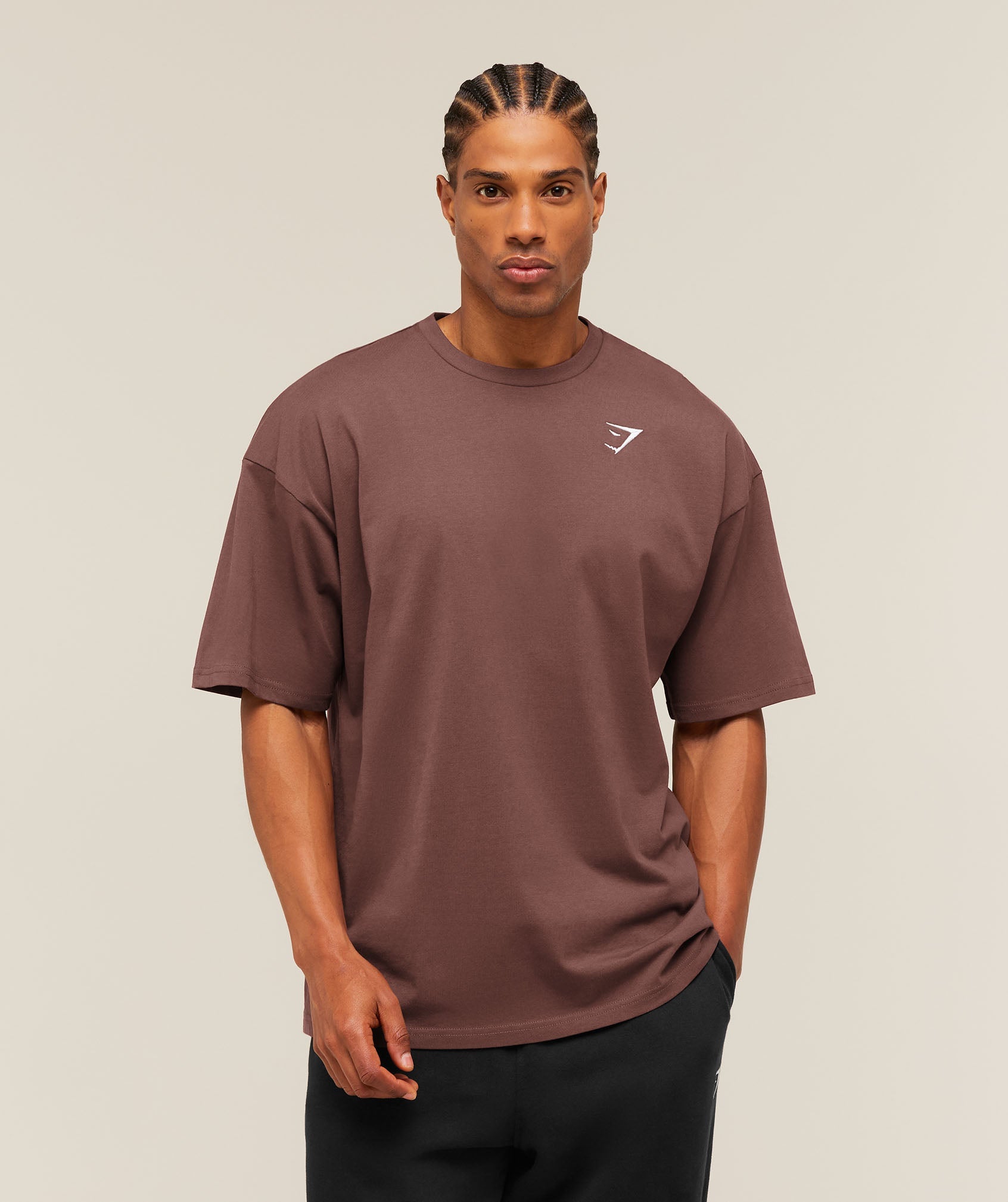 Crest Oversized T-Shirt - Espresso Brown — imagem 6