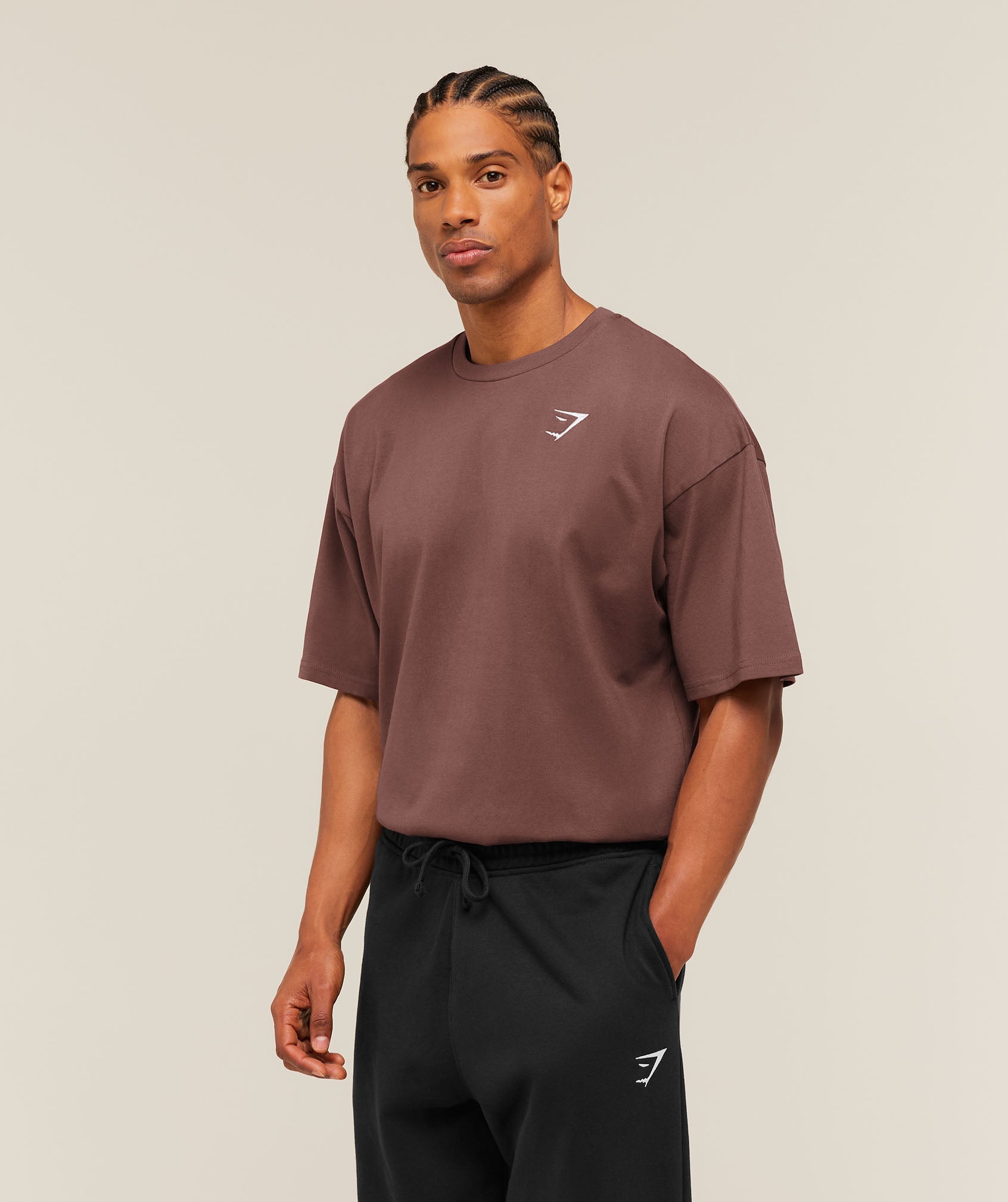 Crest Oversized T-Shirt - Espresso Brown — imagem 3