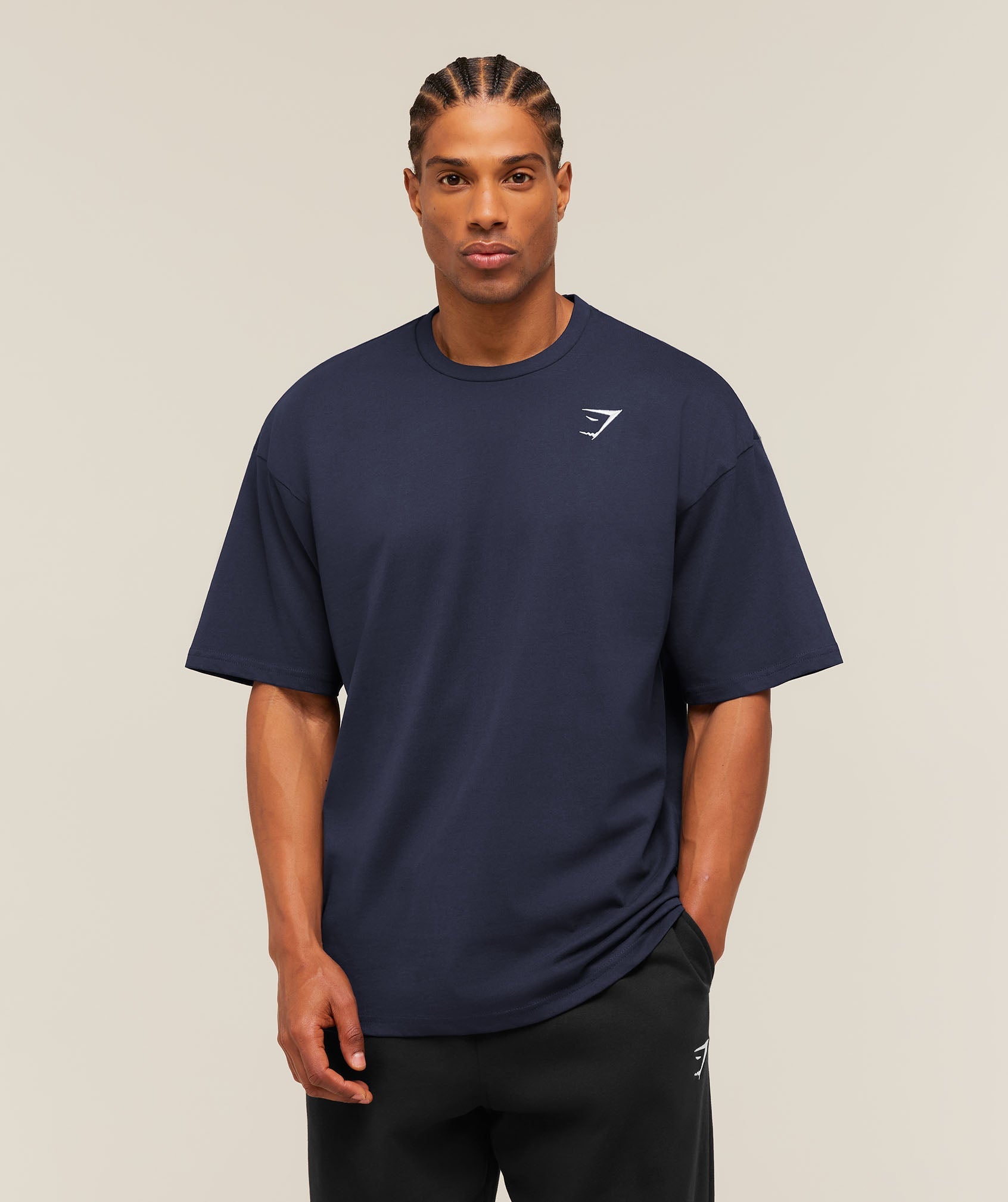 Crest Oversized T-Shirt - Heavy Blue — imagem 6