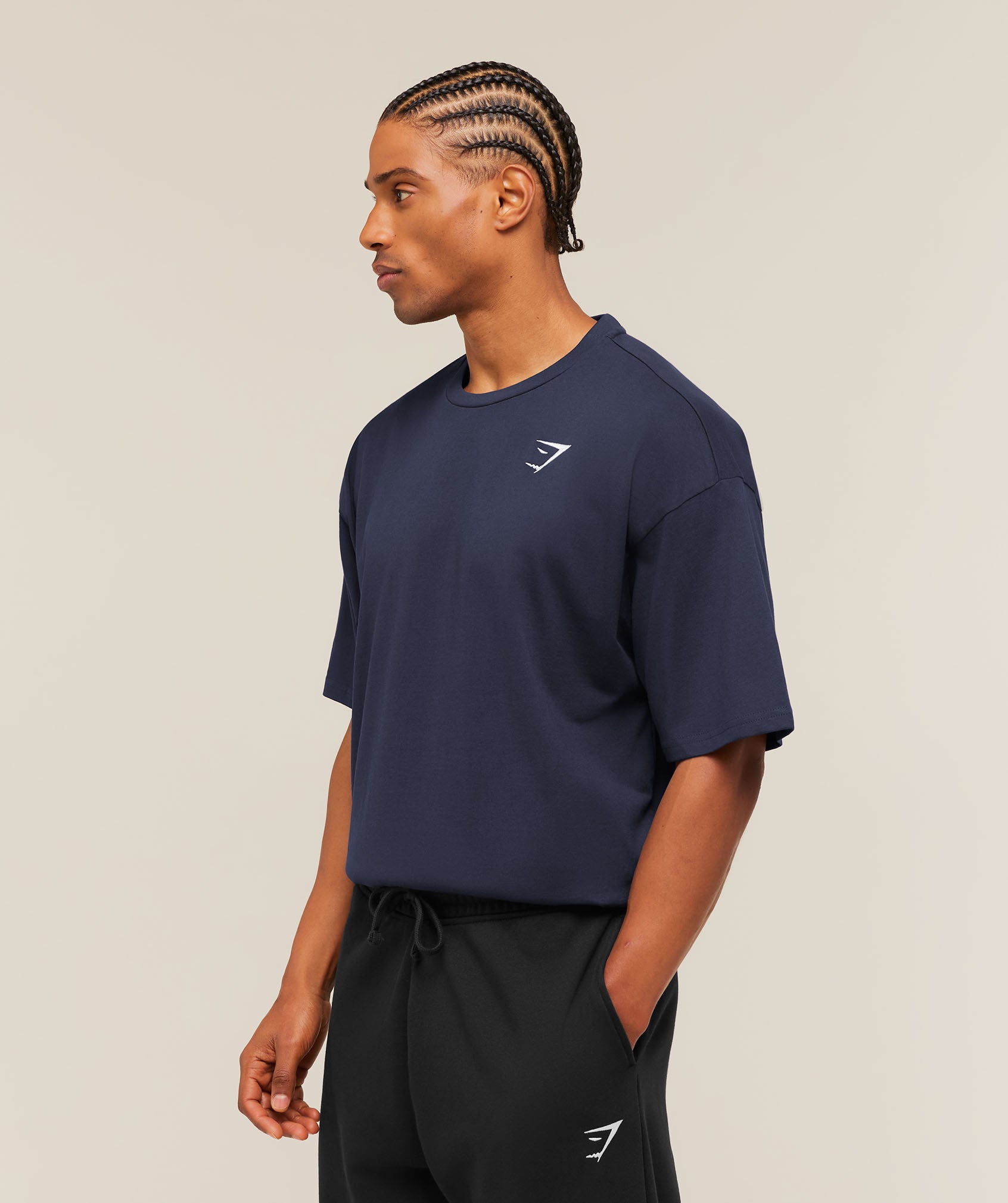 Crest Oversized T-Shirt - Heavy Blue — imagem 3
