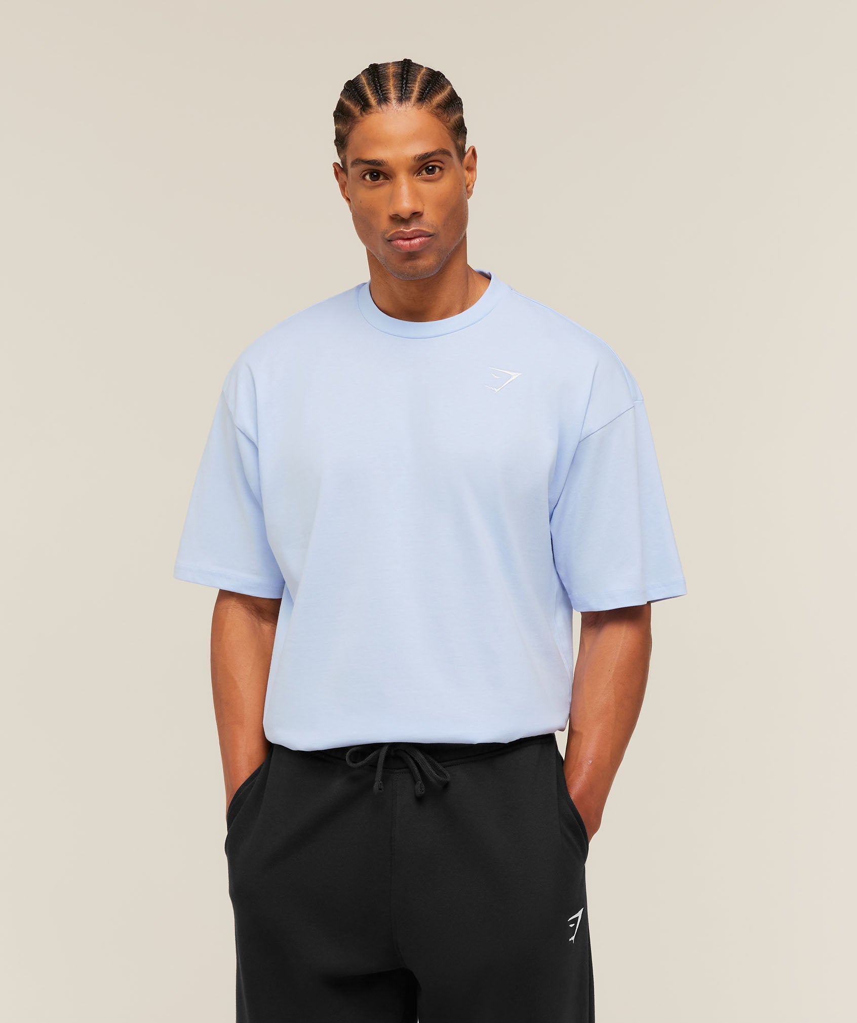Crest Oversized T-Shirt - Tranquil Blue — imagem 1