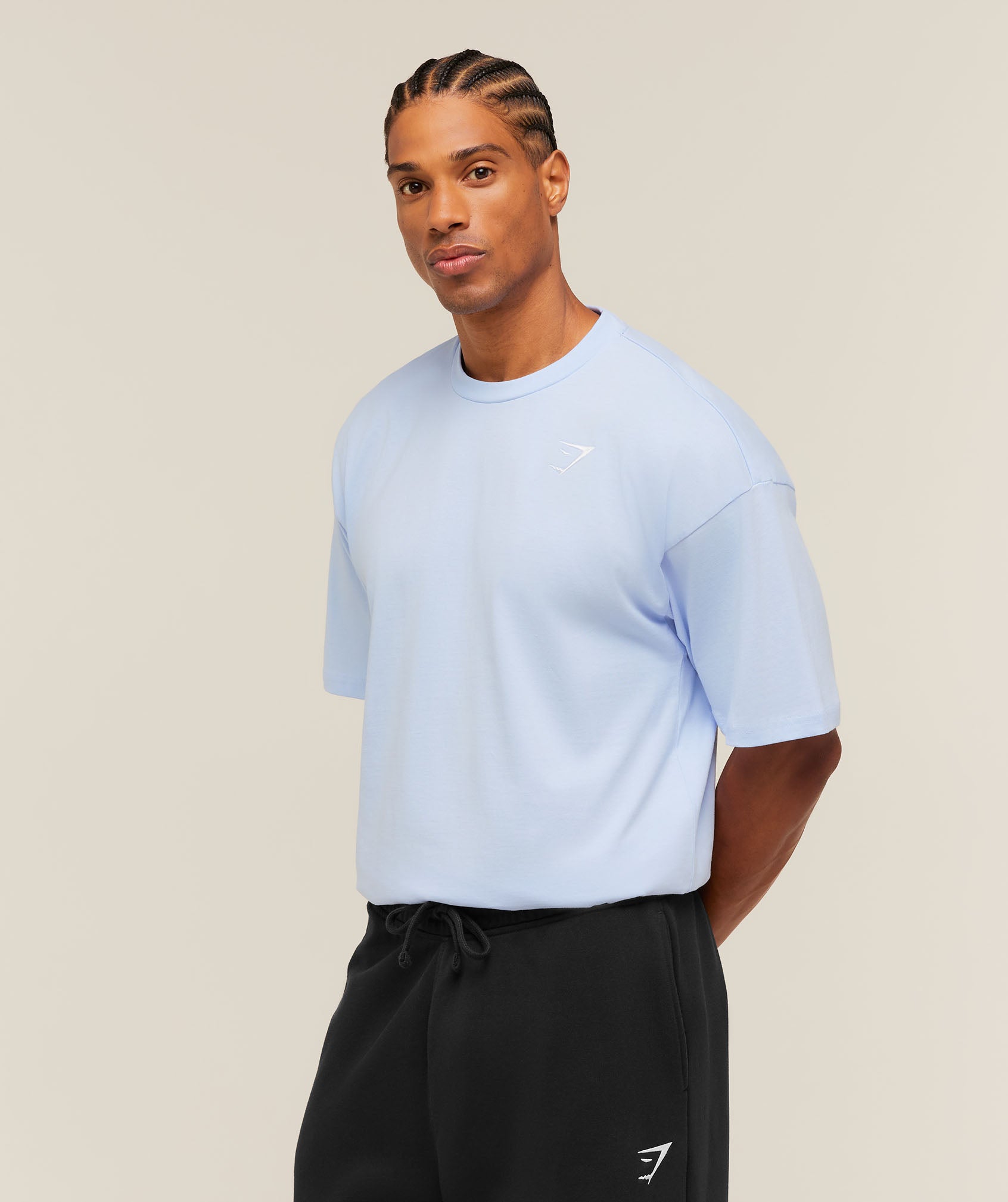 Crest Oversized T-Shirt - Tranquil Blue — imagem 3