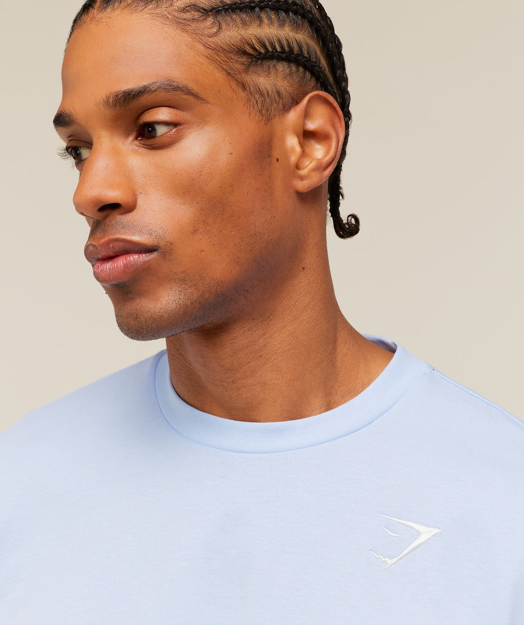 Crest Oversized T-Shirt - Tranquil Blue — imagem 5
