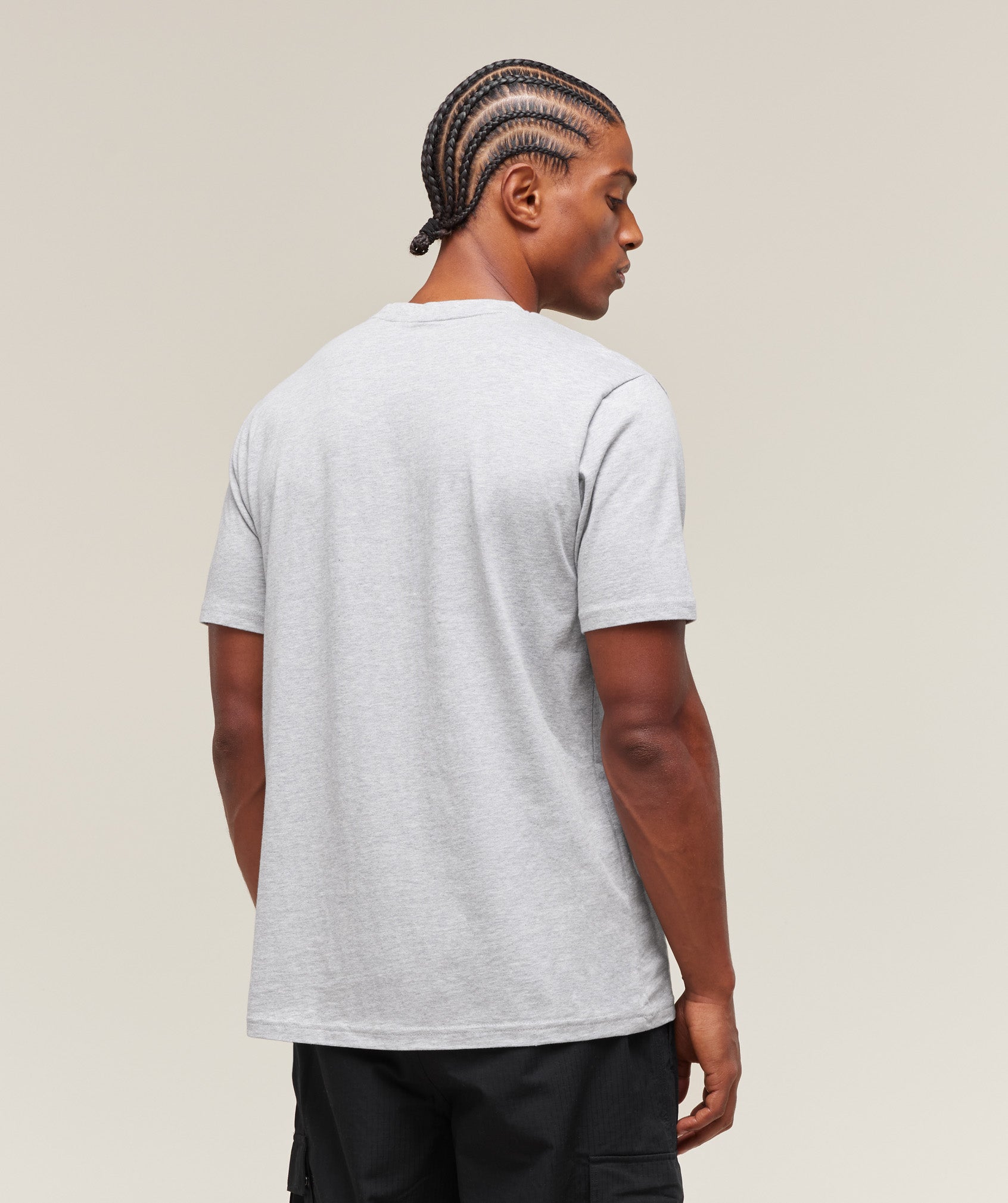 Crest T-Shirt - Light Grey Marl — imagem 2