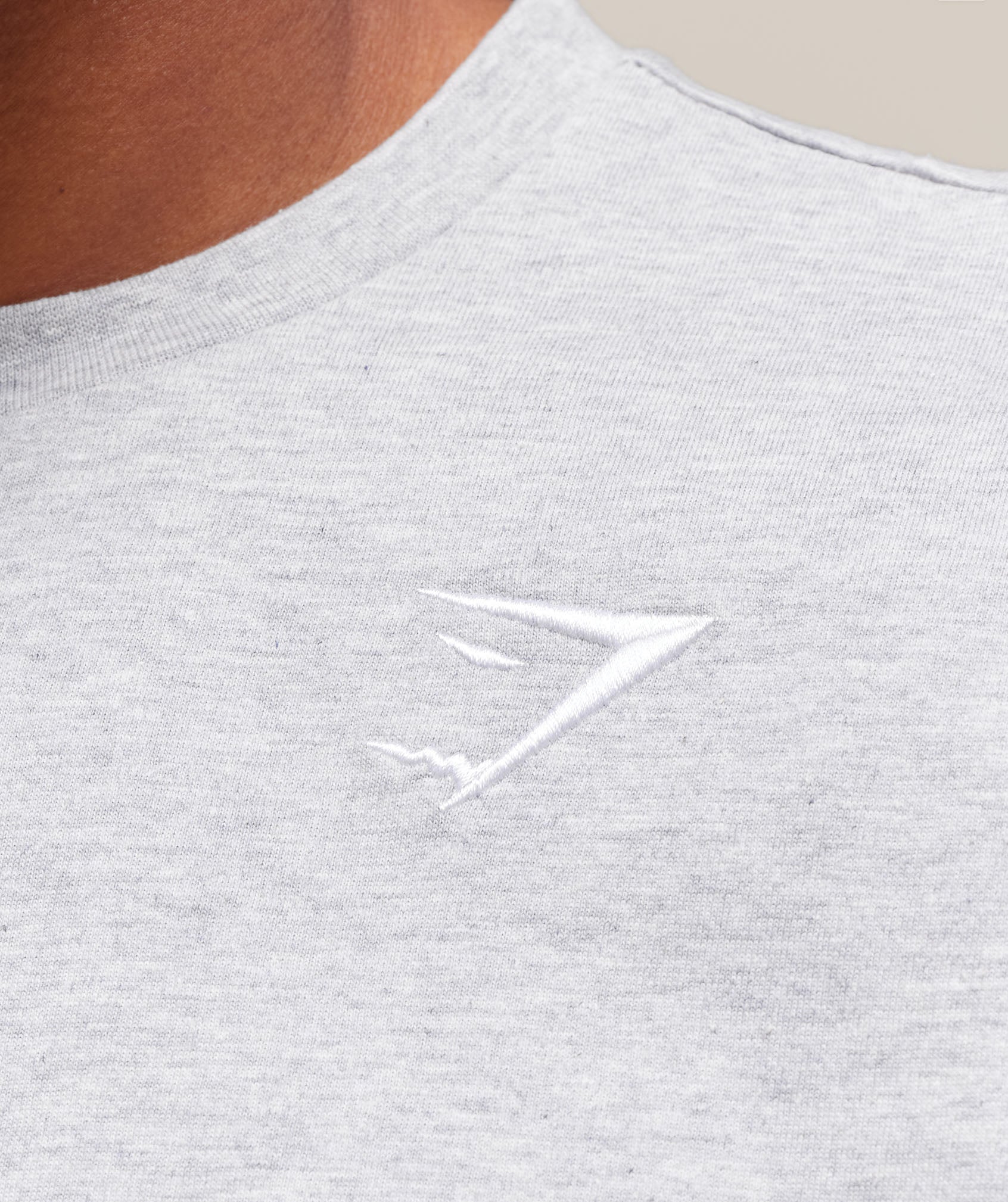 Crest T-Shirt - Light Grey Marl — imagem 5