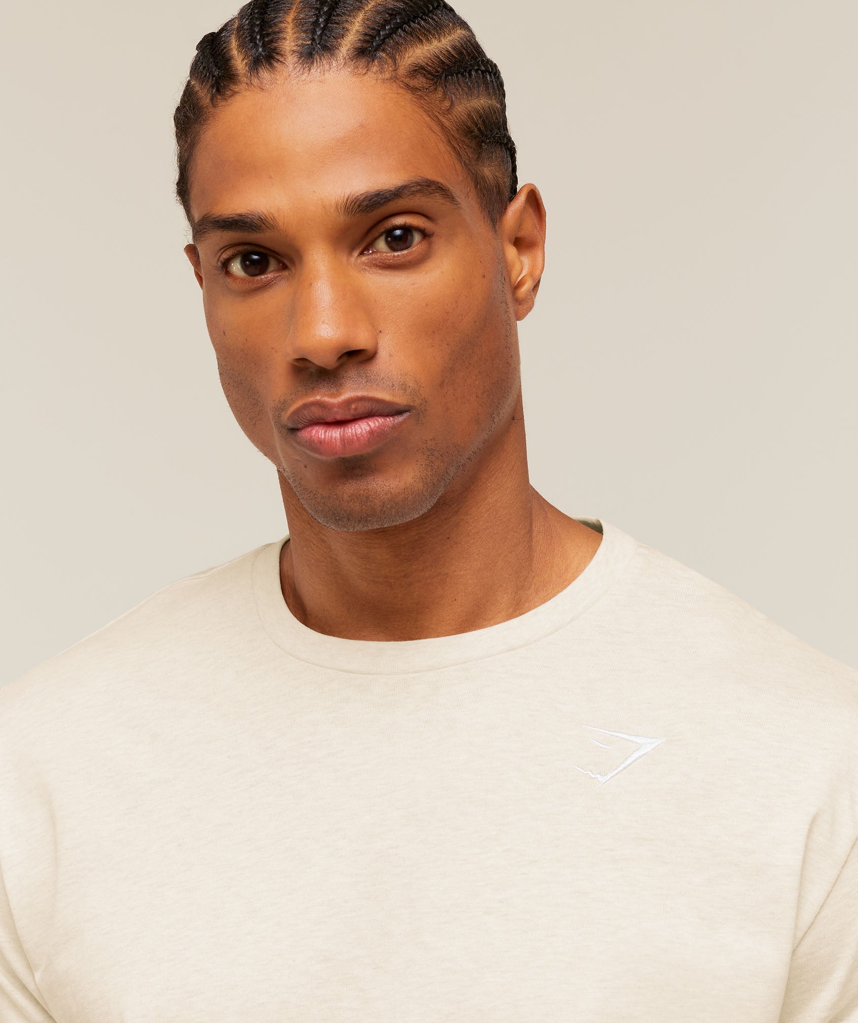 Crest T-Shirt - Bros Chalk Marl — imagem 4