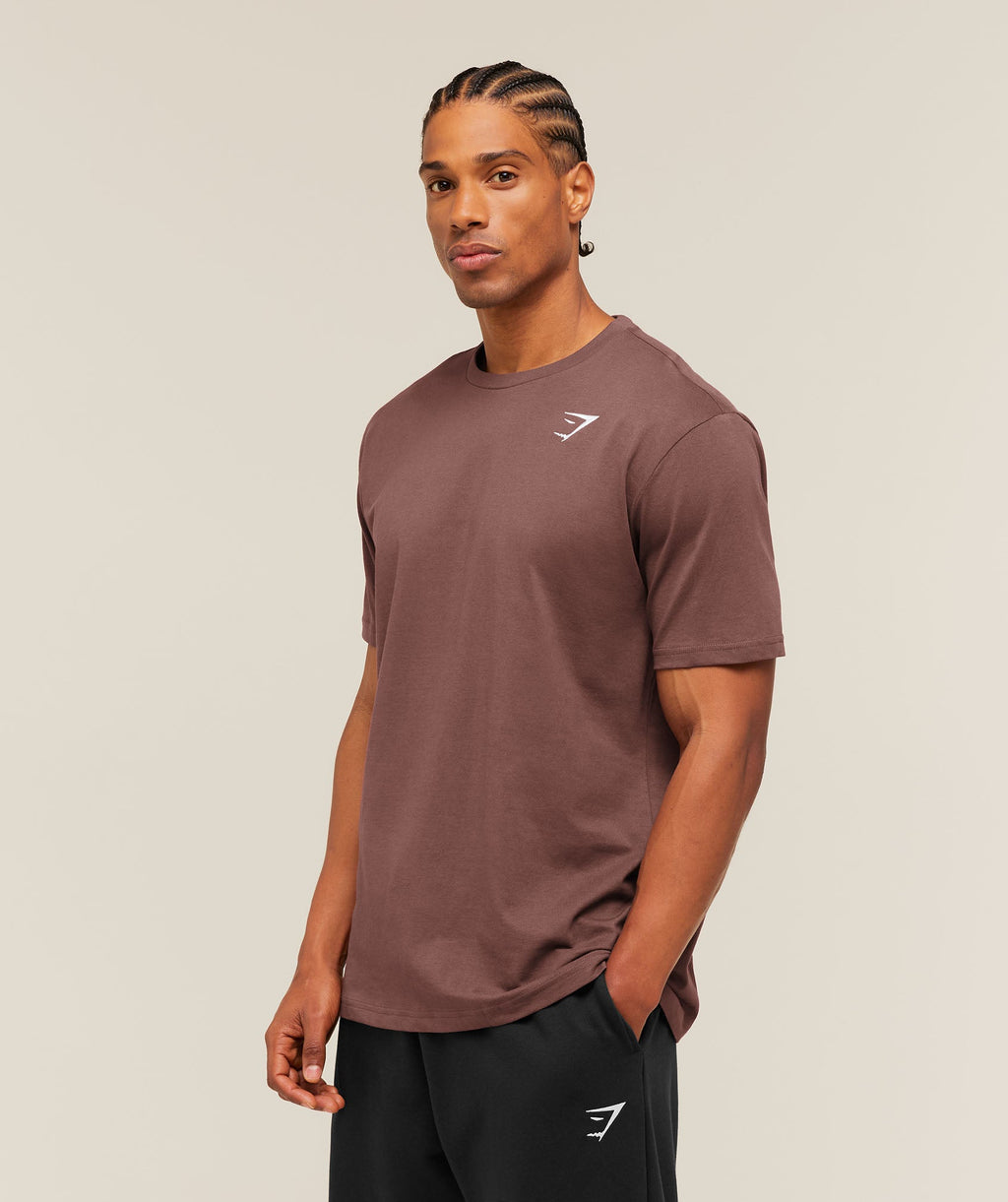 Crest T-Shirt - Espresso Brown — imagem 3
