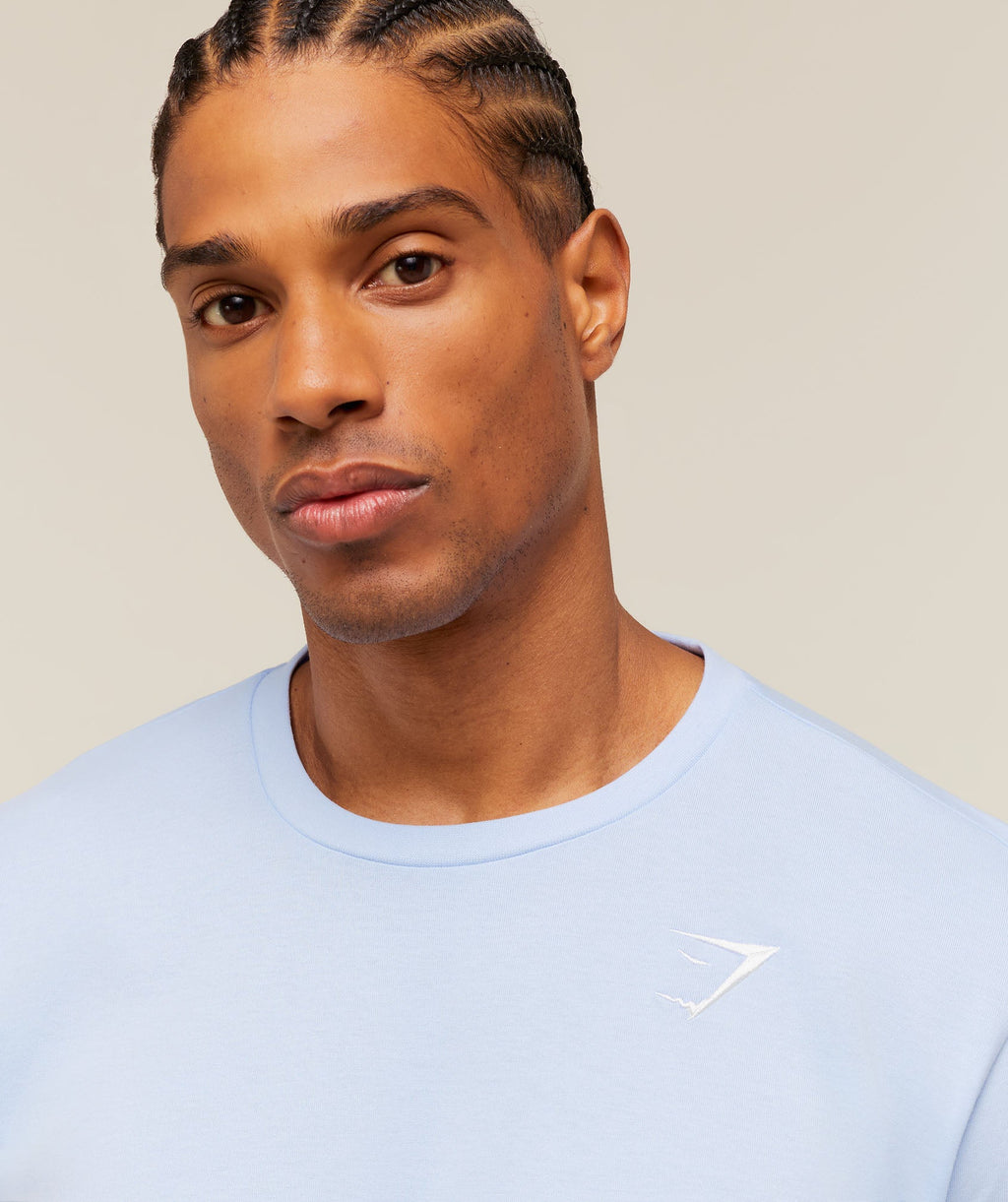 Crest T-Shirt - Tranquil Blue — imagem 4